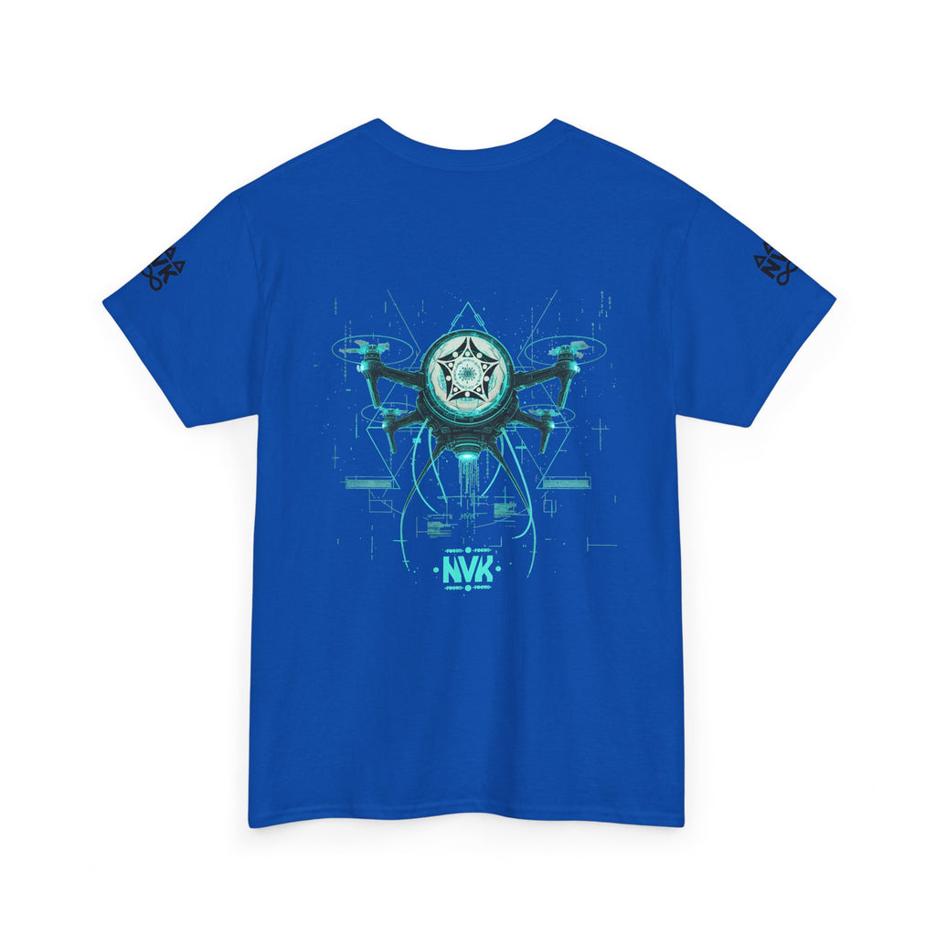 NVK ALIEN DRONE EMBLEM TEE™ — Futuristic Tech Graphic