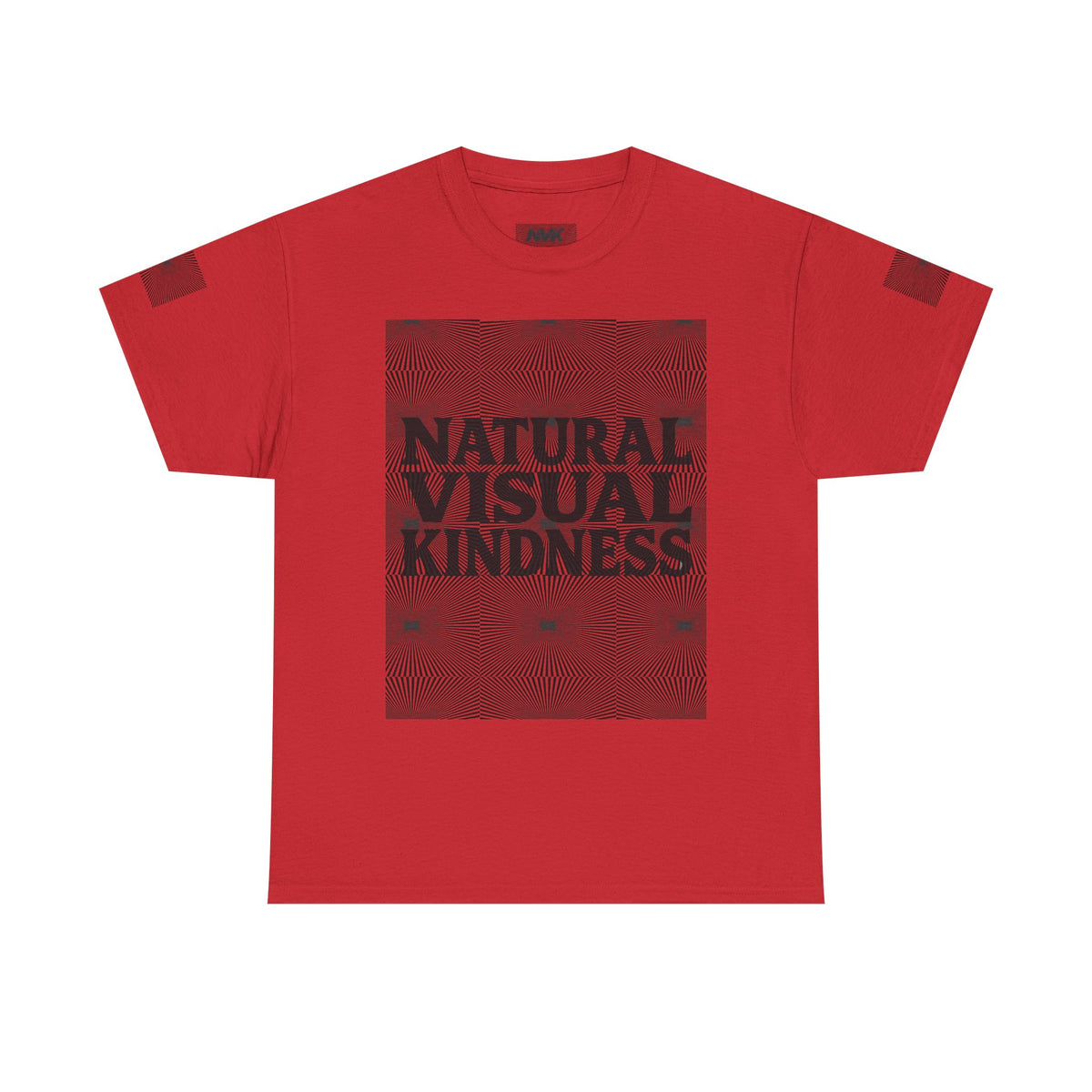 NVK NATURAL VISUAL KINDNESS TEE™ — Optical Art Graphic