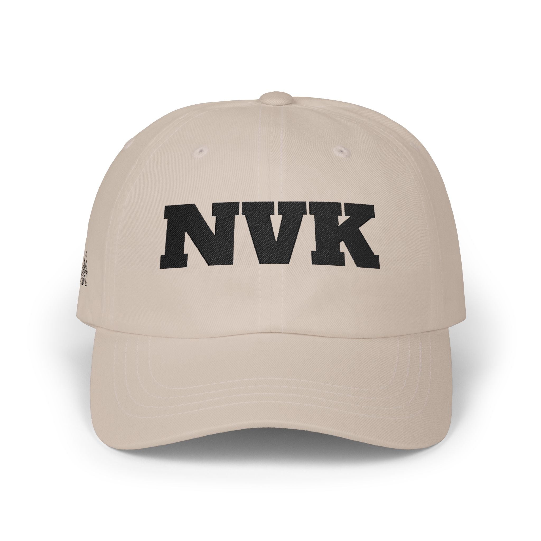NVK EMBROIDERED DAD CAP™ — Classic White Baseball Hat