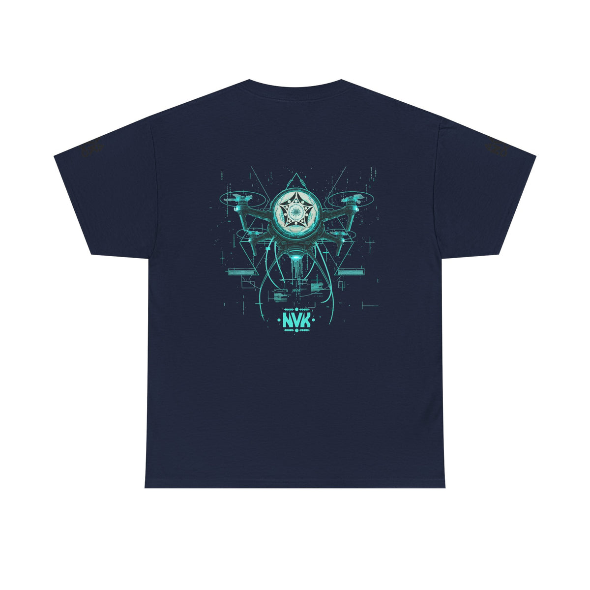 NVK ALIEN DRONE EMBLEM TEE™ — Futuristic Tech Graphic
