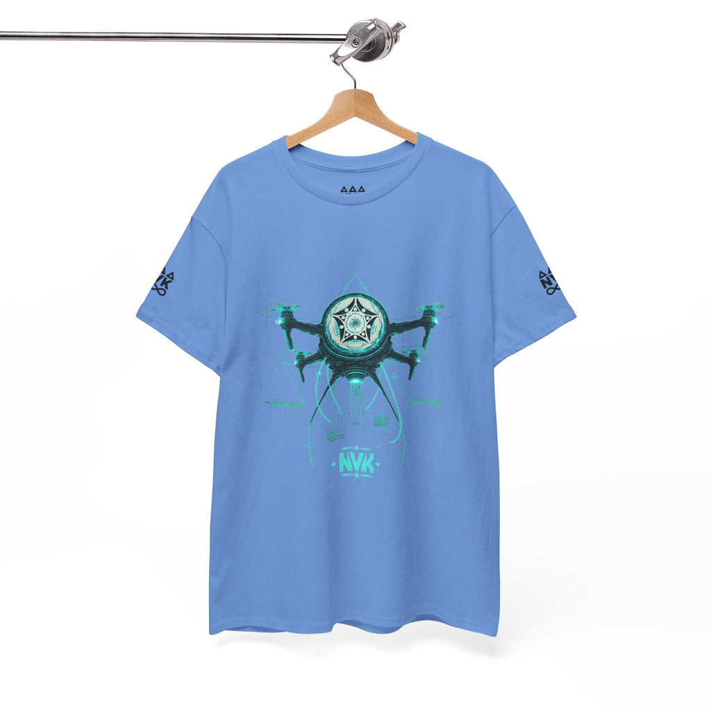 NVK ALIEN DRONE EMBLEM TEE™ — Futuristic Tech Graphic