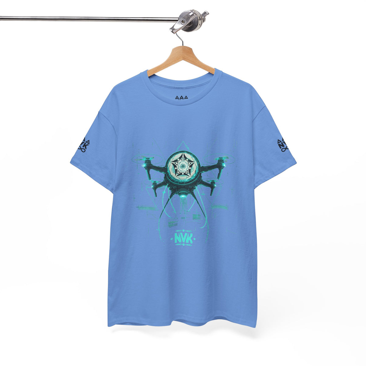 NVK ALIEN DRONE EMBLEM TEE™ — Futuristic Tech Graphic