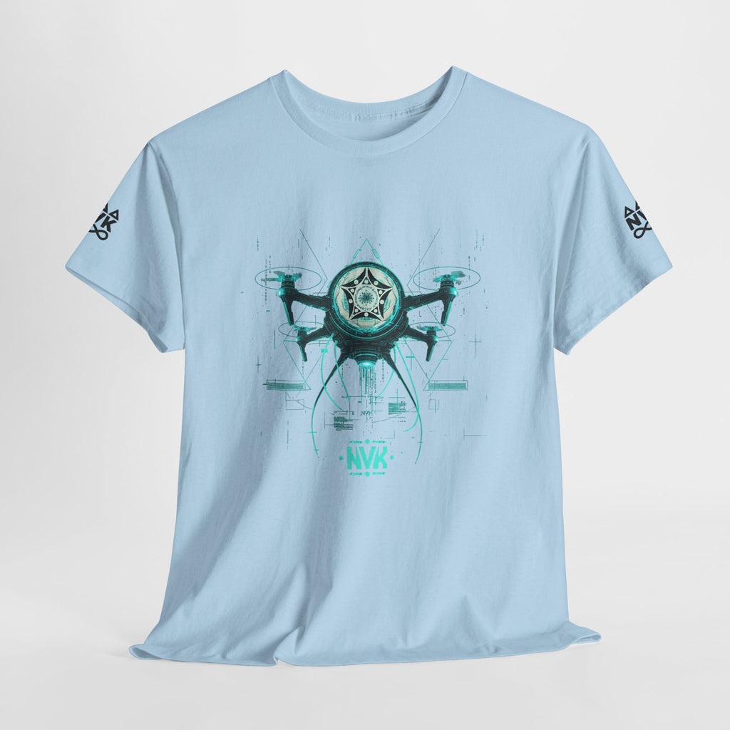 NVK ALIEN DRONE EMBLEM TEE™ — Futuristic Tech Graphic