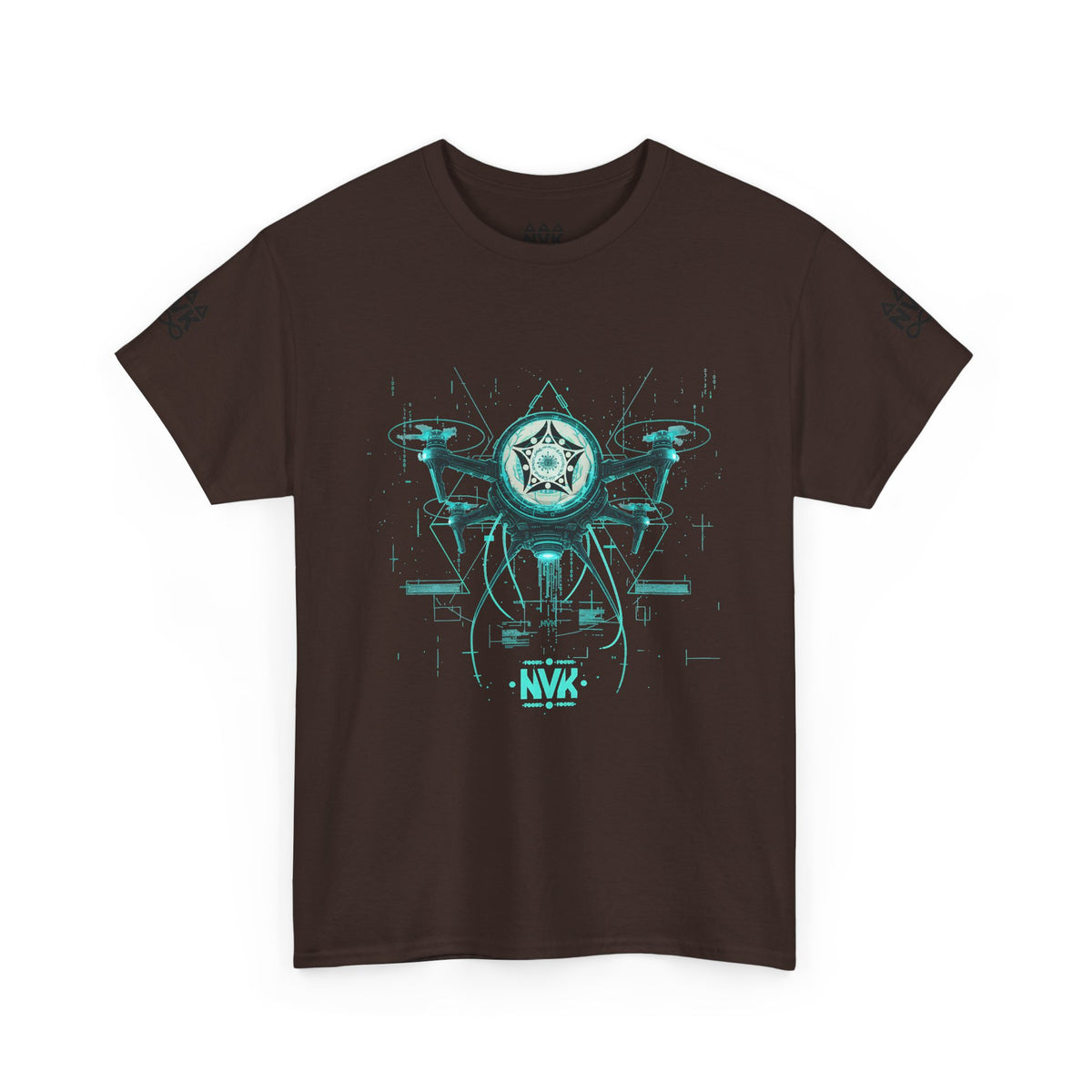 NVK ALIEN DRONE EMBLEM TEE™ — Futuristic Tech Graphic