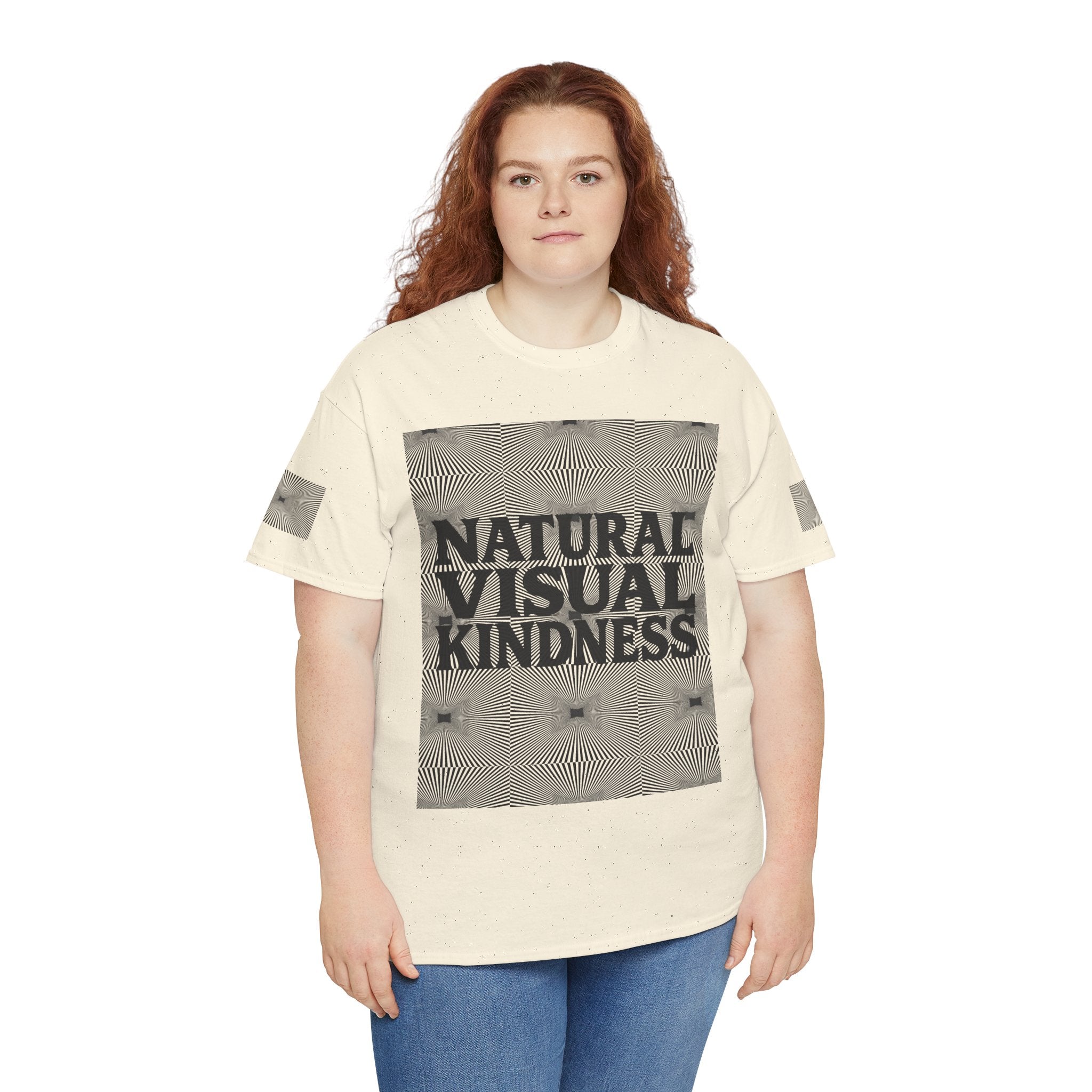 NVK NATURAL VISUAL KINDNESS TEE™ — Optical Art Graphic