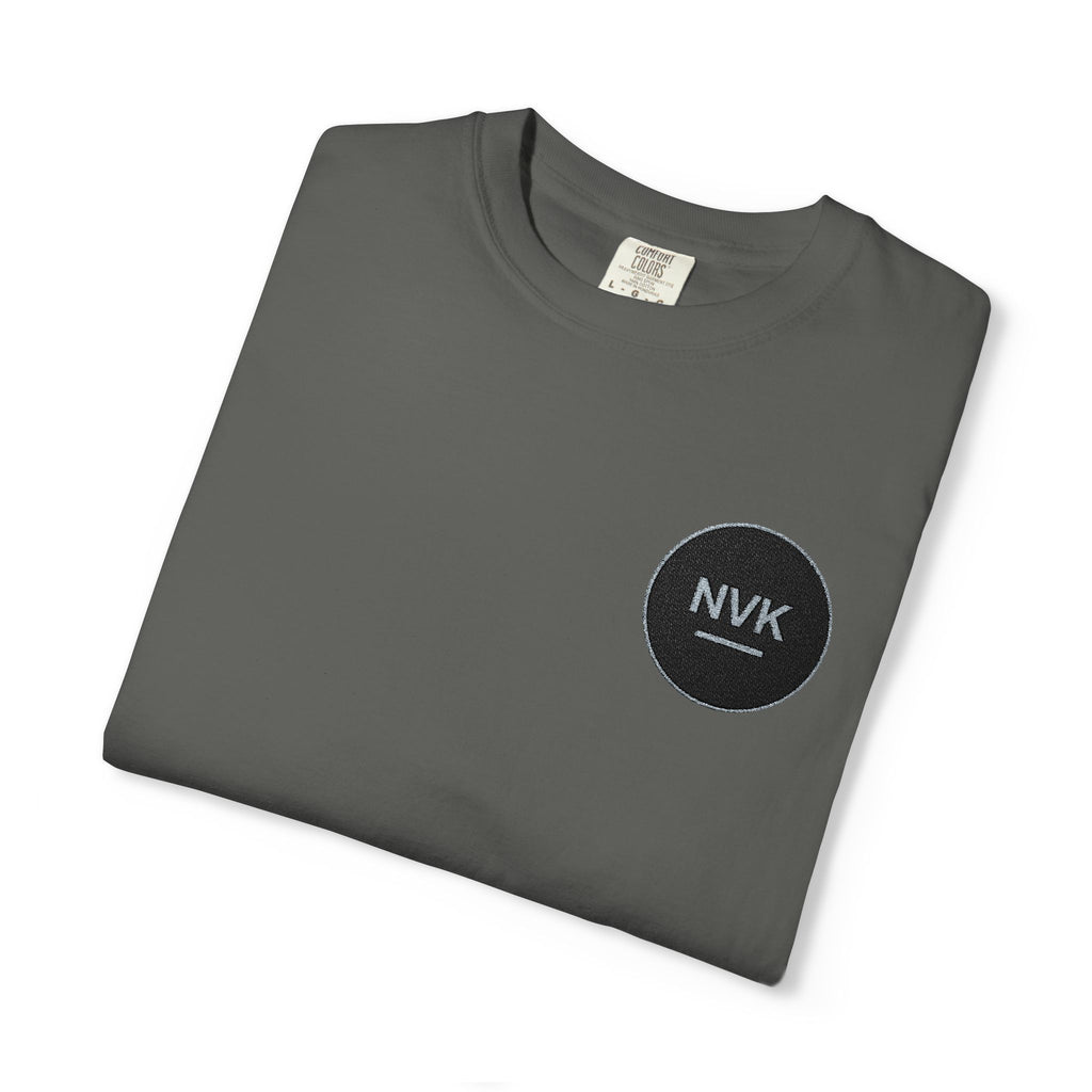 NVK MINIMAL LOGO TEE™ — Heavyweight Garment-Dyed Essential