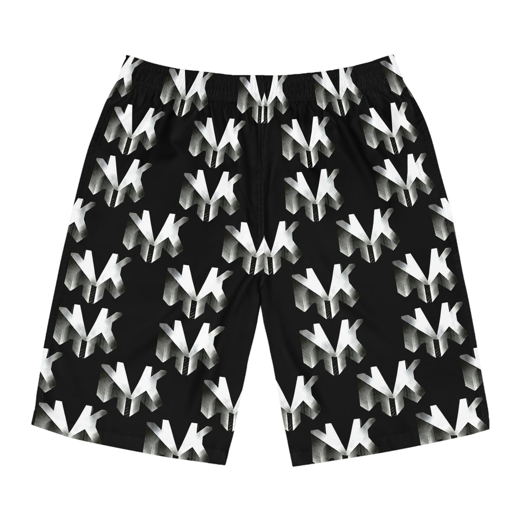 NVK GEOMETRIC BOARD SHORTS™ — Men's AOP Swim