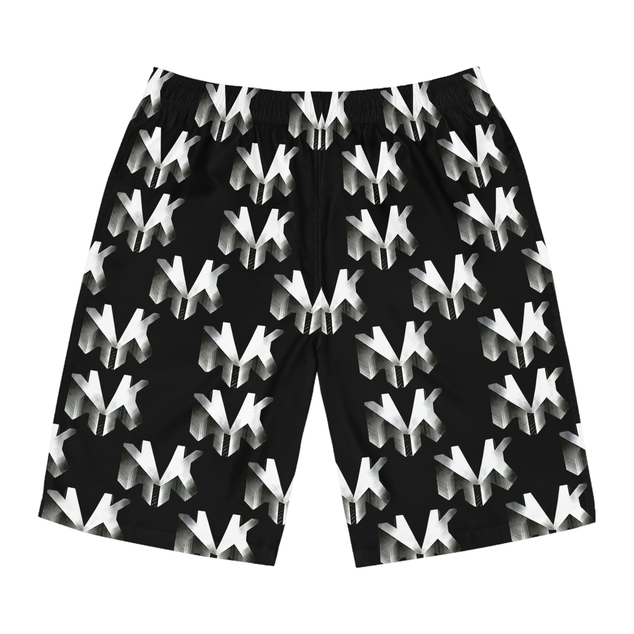 NVK GEOMETRIC BOARD SHORTS™ — Men's AOP Swim