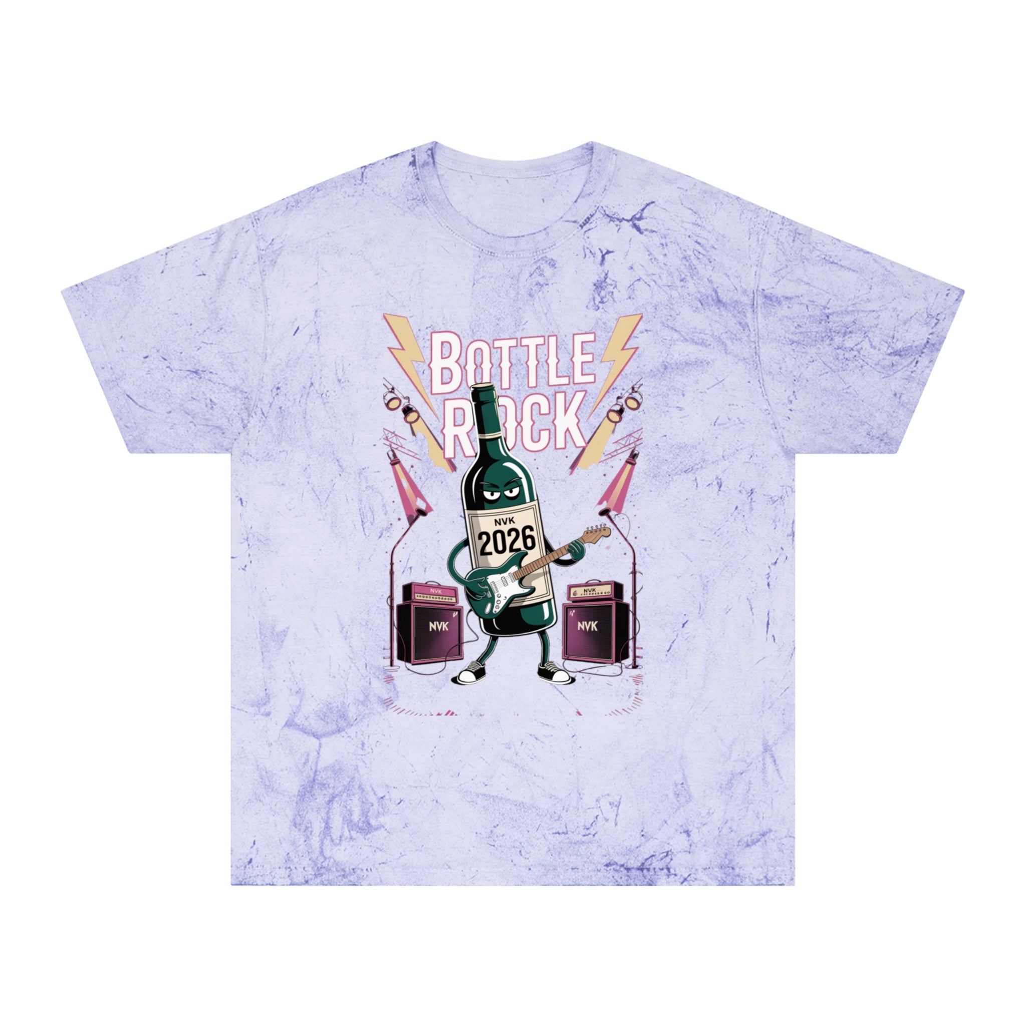 NVK BOTTLE ROCK TEE™ — Vintage Tie-Dye Graphic