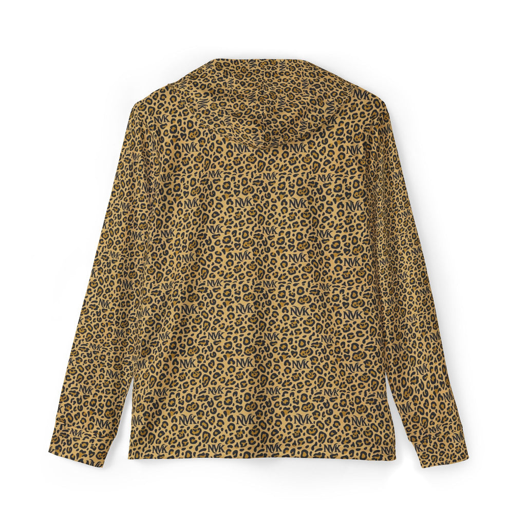 NVK LEOPARD WARMUP HOODIE™ — Men's AOP Athletic Pullover
