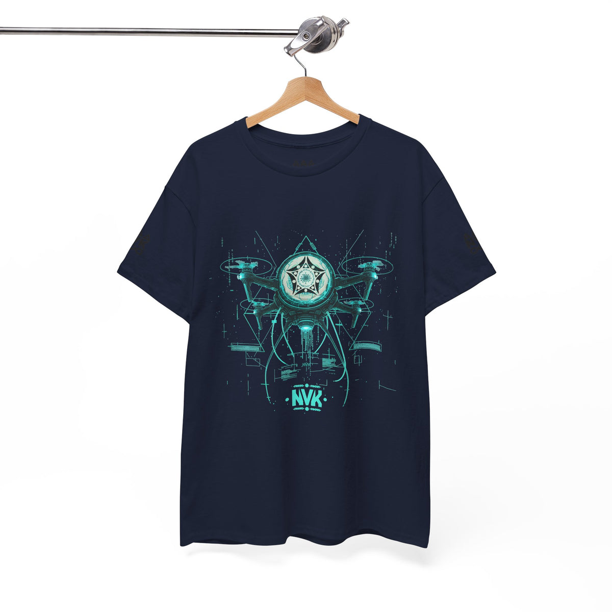 NVK ALIEN DRONE EMBLEM TEE™ — Futuristic Tech Graphic