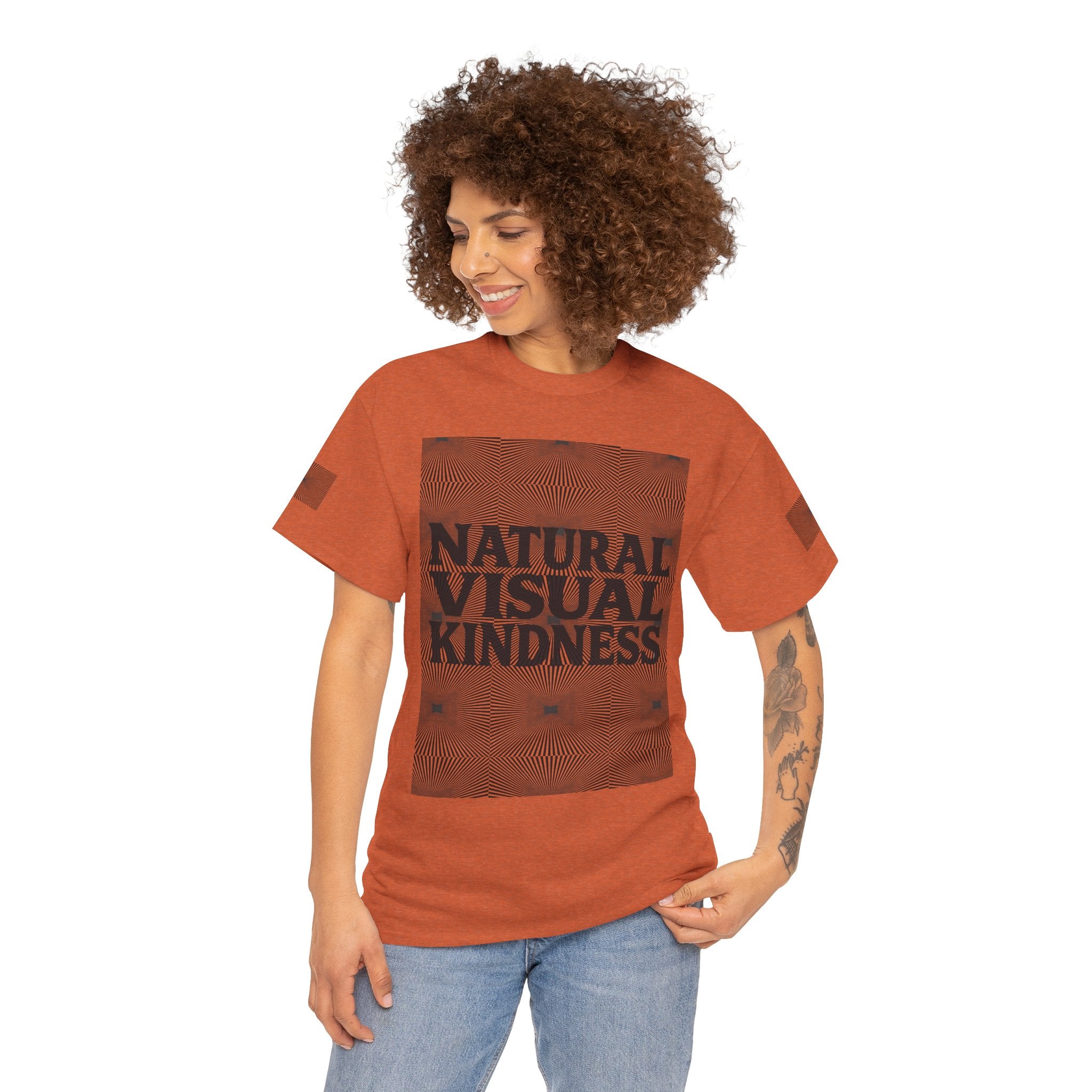 NVK NATURAL VISUAL KINDNESS TEE™ — Optical Art Graphic