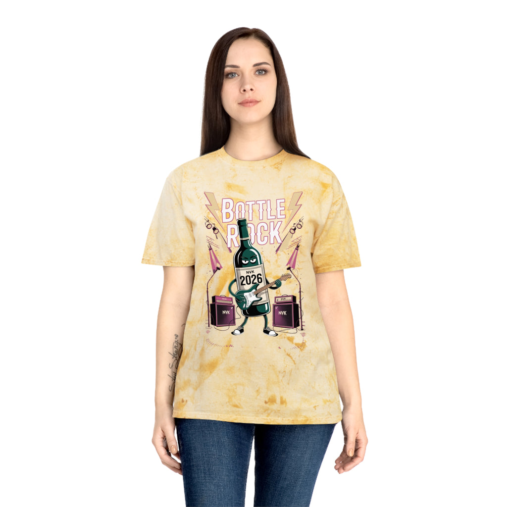 NVK BOTTLE ROCK TEE™ — Vintage Tie-Dye Graphic