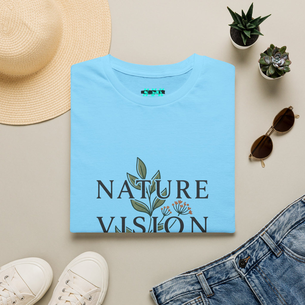 NVK NATURE VISION TEE™ — Botanical Graphic, Everyday Wear