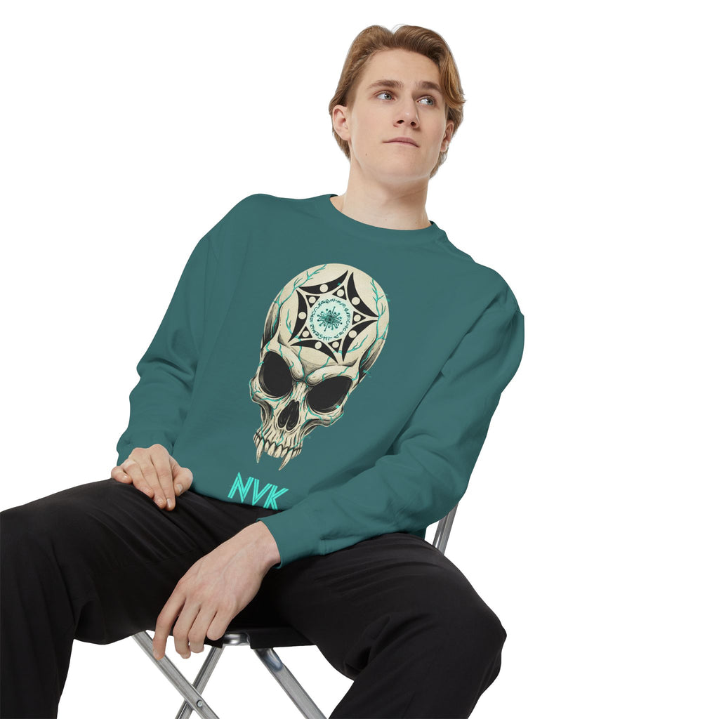 NVK BUGA SPHERE SKULL SWEATSHIRT™ — Graphic Crewneck