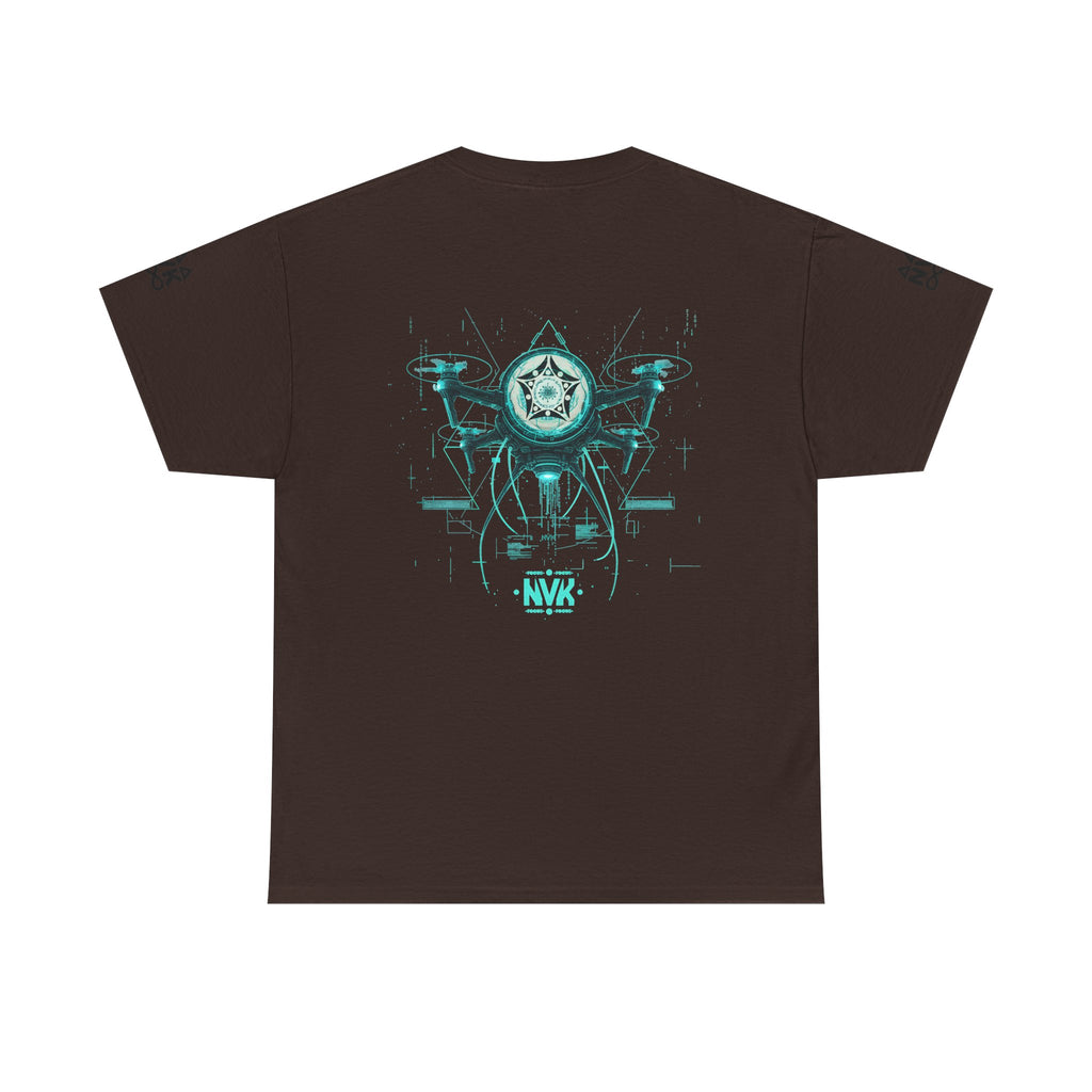 NVK ALIEN DRONE EMBLEM TEE™ — Futuristic Tech Graphic