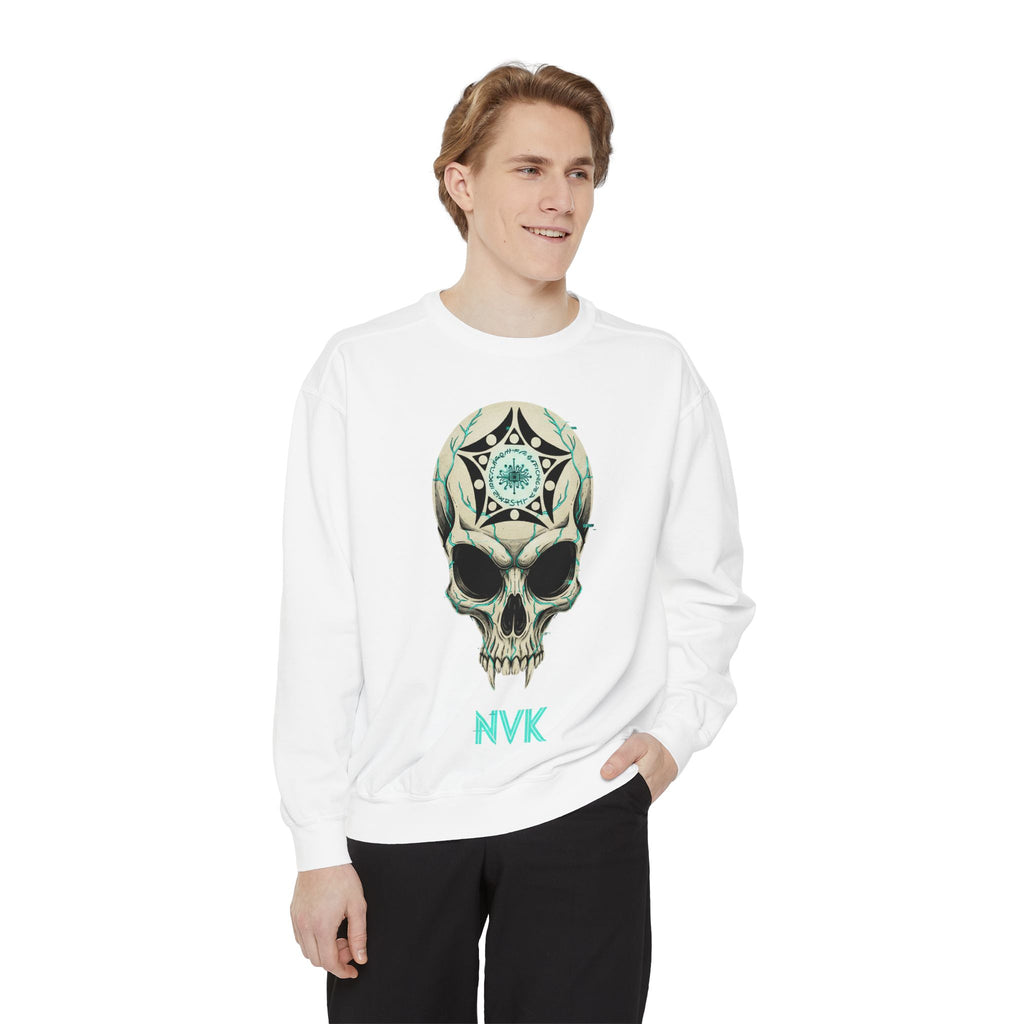 NVK BUGA SPHERE SKULL SWEATSHIRT™ — Graphic Crewneck