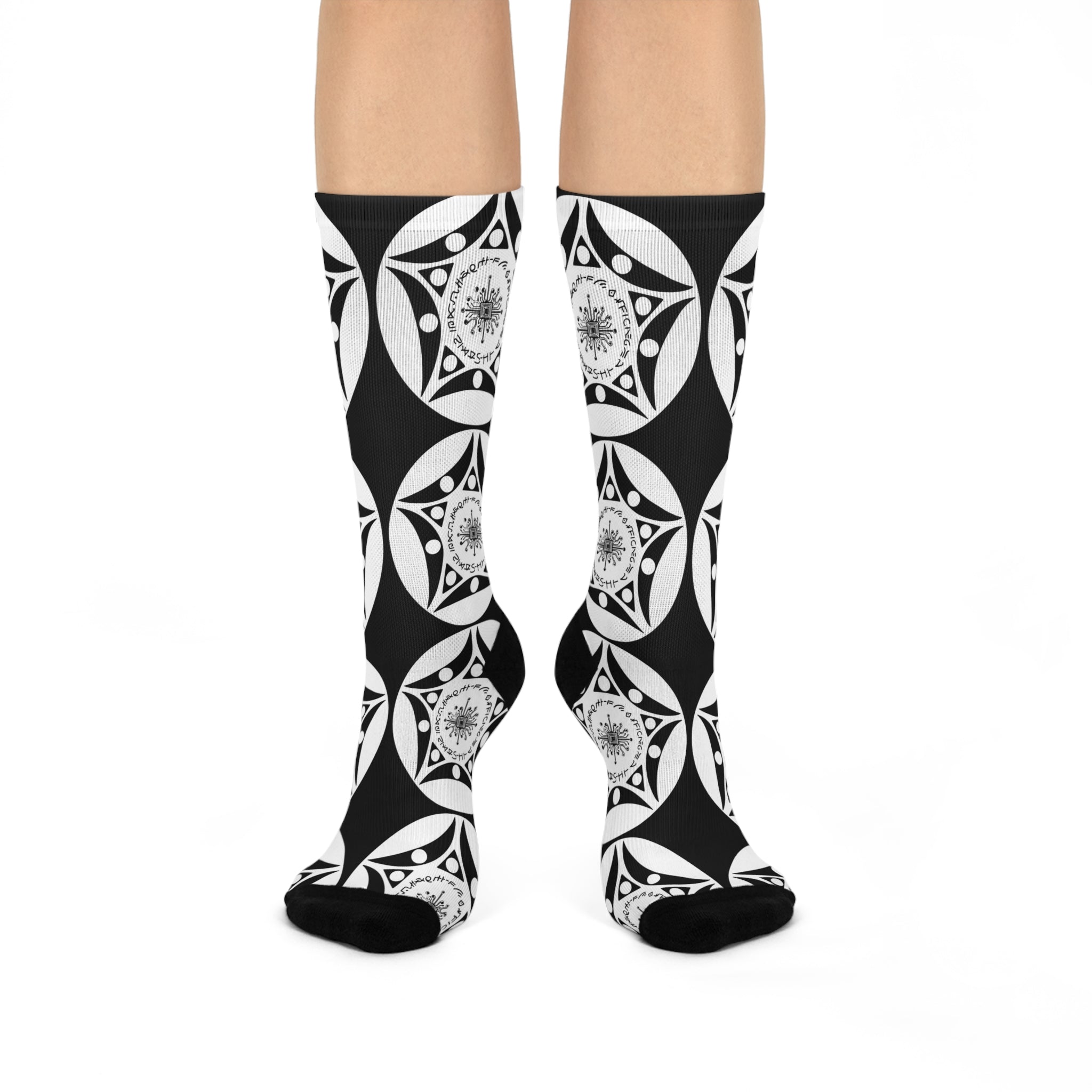 NVK BUGA SPHERE CREW SOCKS™ — Cushioned Graphic Crew