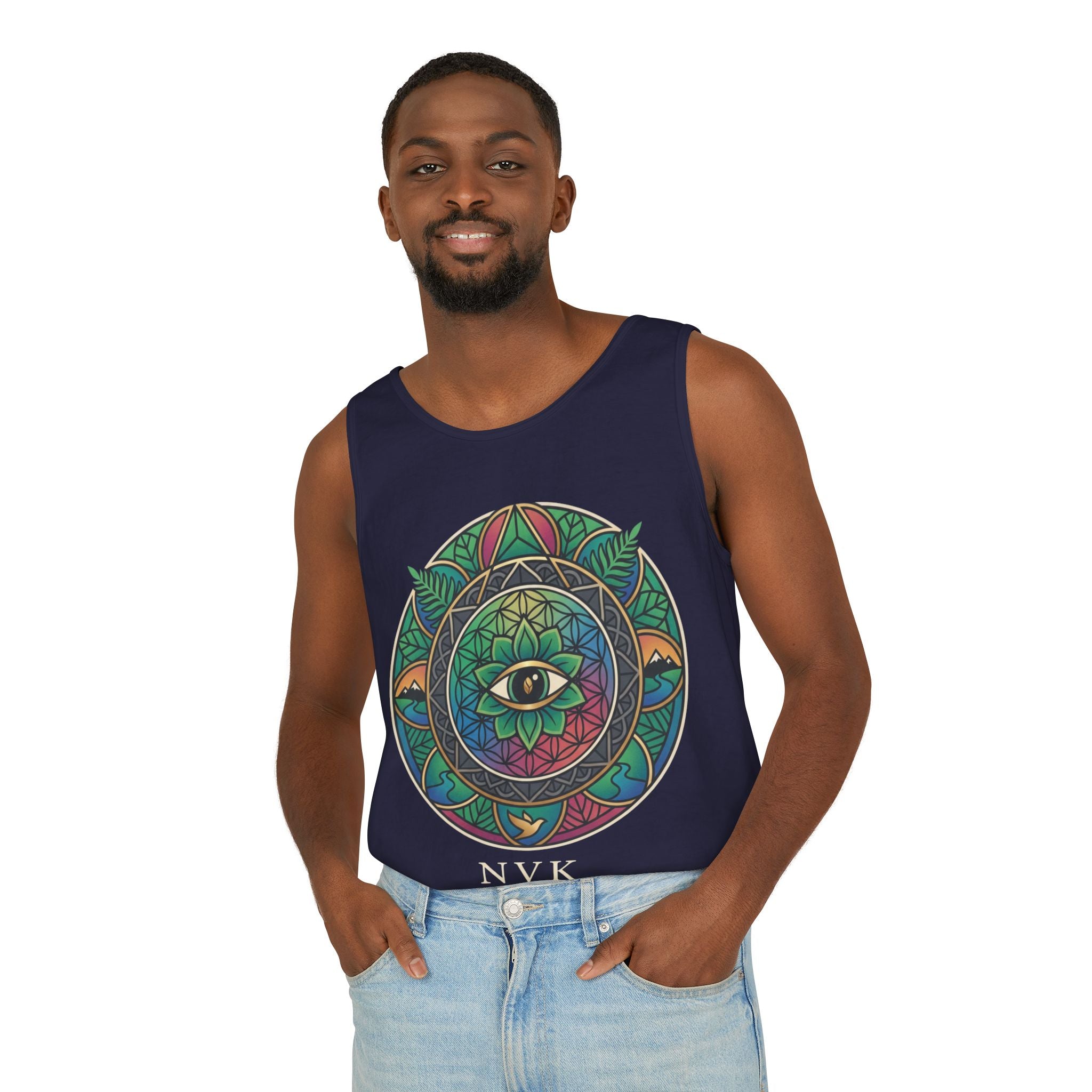 NVK MANDALA EYE TANK™ — Unisex Spiritual Graphic
