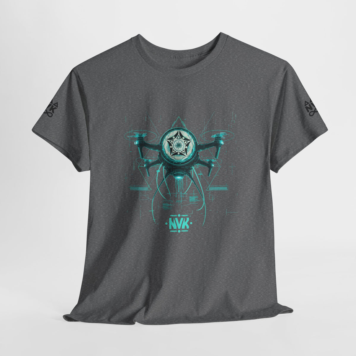 NVK ALIEN DRONE EMBLEM TEE™ — Futuristic Tech Graphic