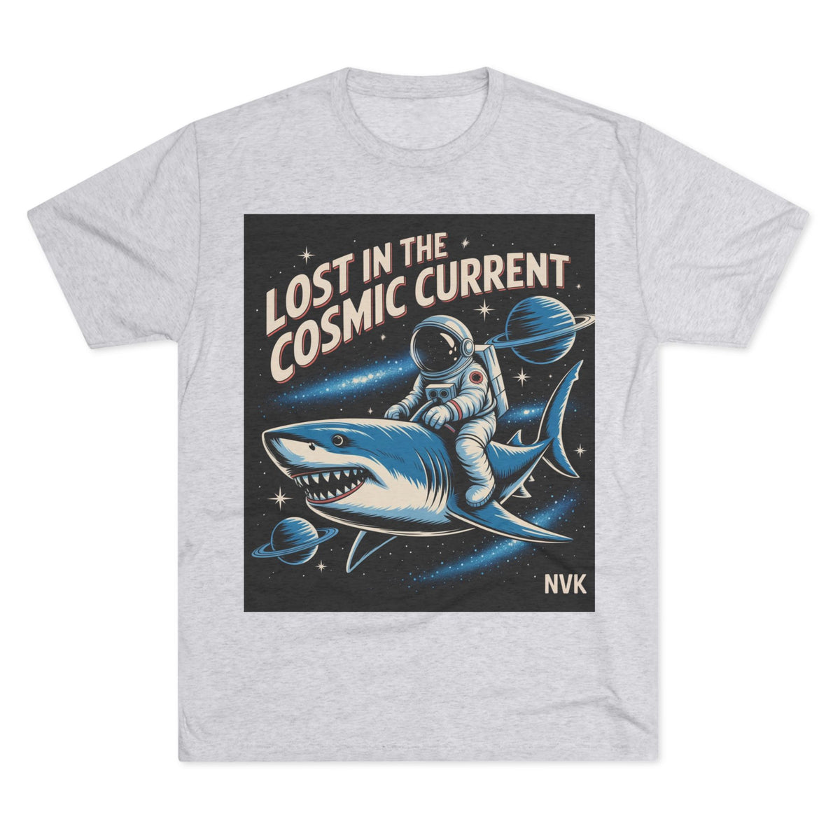 NVK COSMIC CURRENT TEE™ — Unisex Tri-Blend Graphic