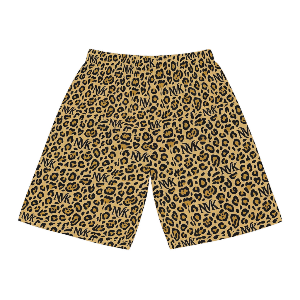 NVK LEOPARD BASKETBALL SHORTS™ — Men's AOP Athletic