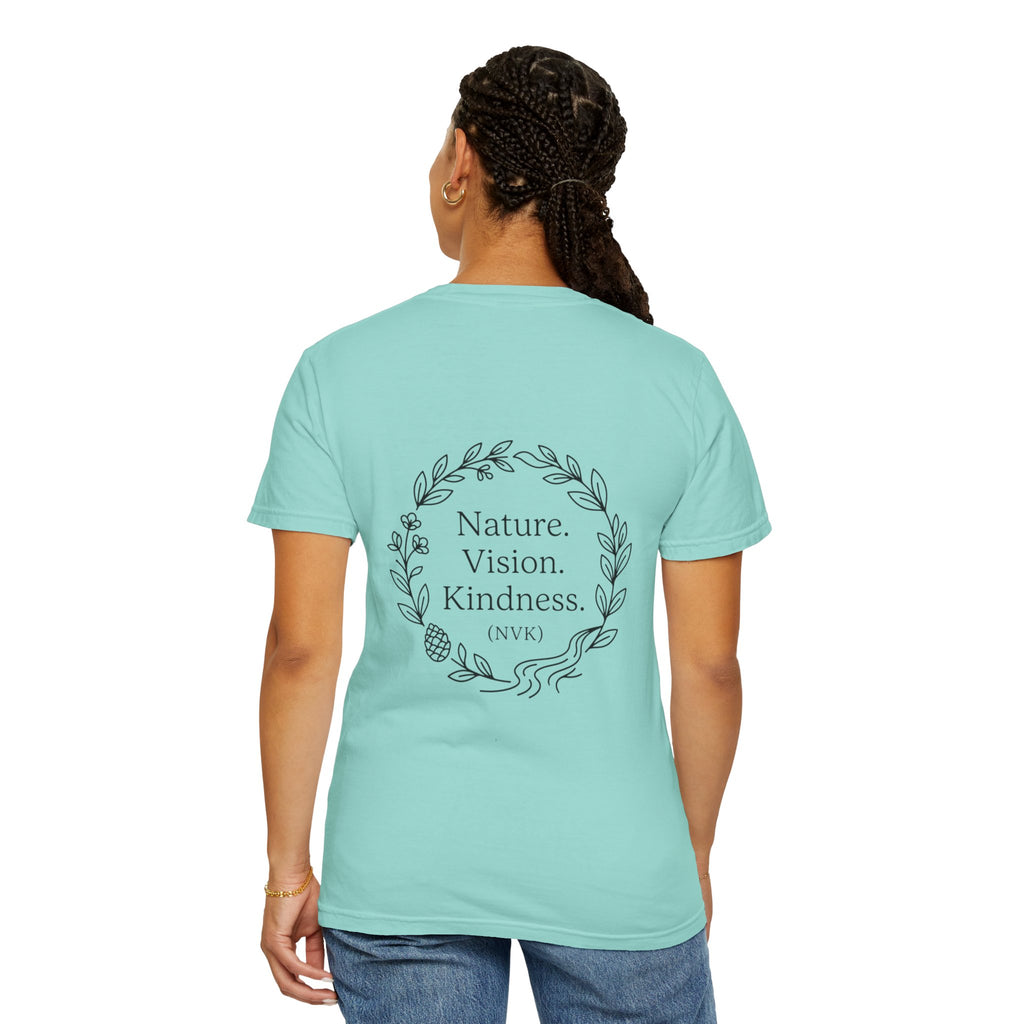 NVK NATURE VISION KINDNESS TEE™ — Floral Wreath Graphic