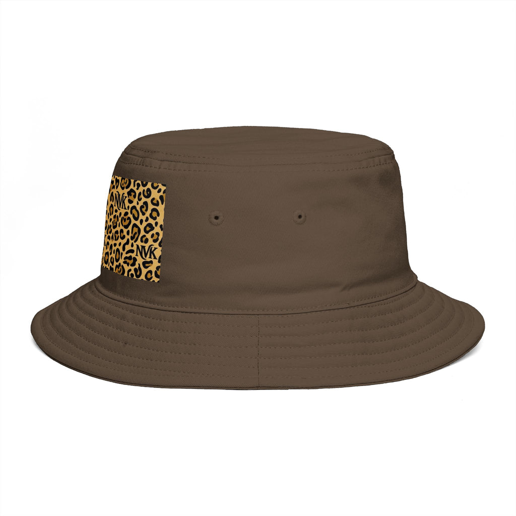 NVK LEOPARD BUCKET HAT™ — Brown Safari Print Sun Hat