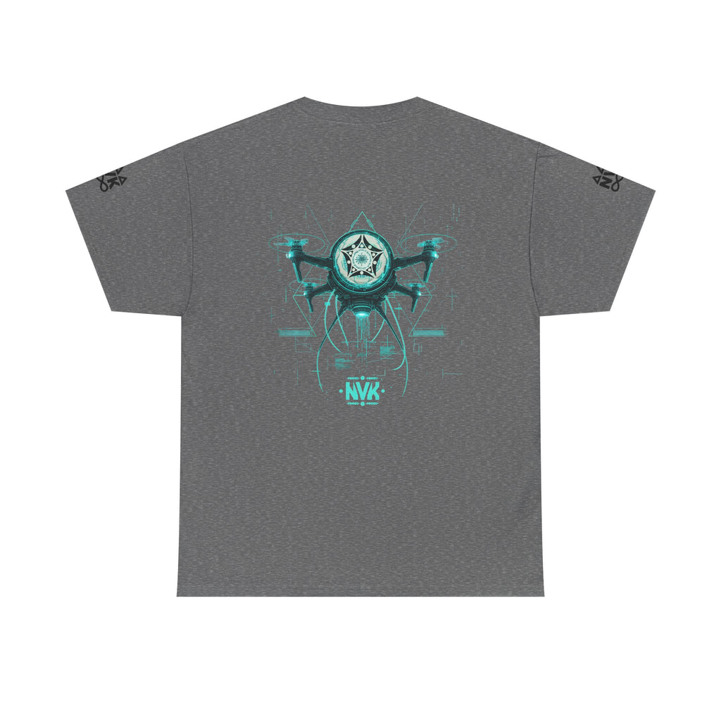 NVK ALIEN DRONE EMBLEM TEE™ — Futuristic Tech Graphic