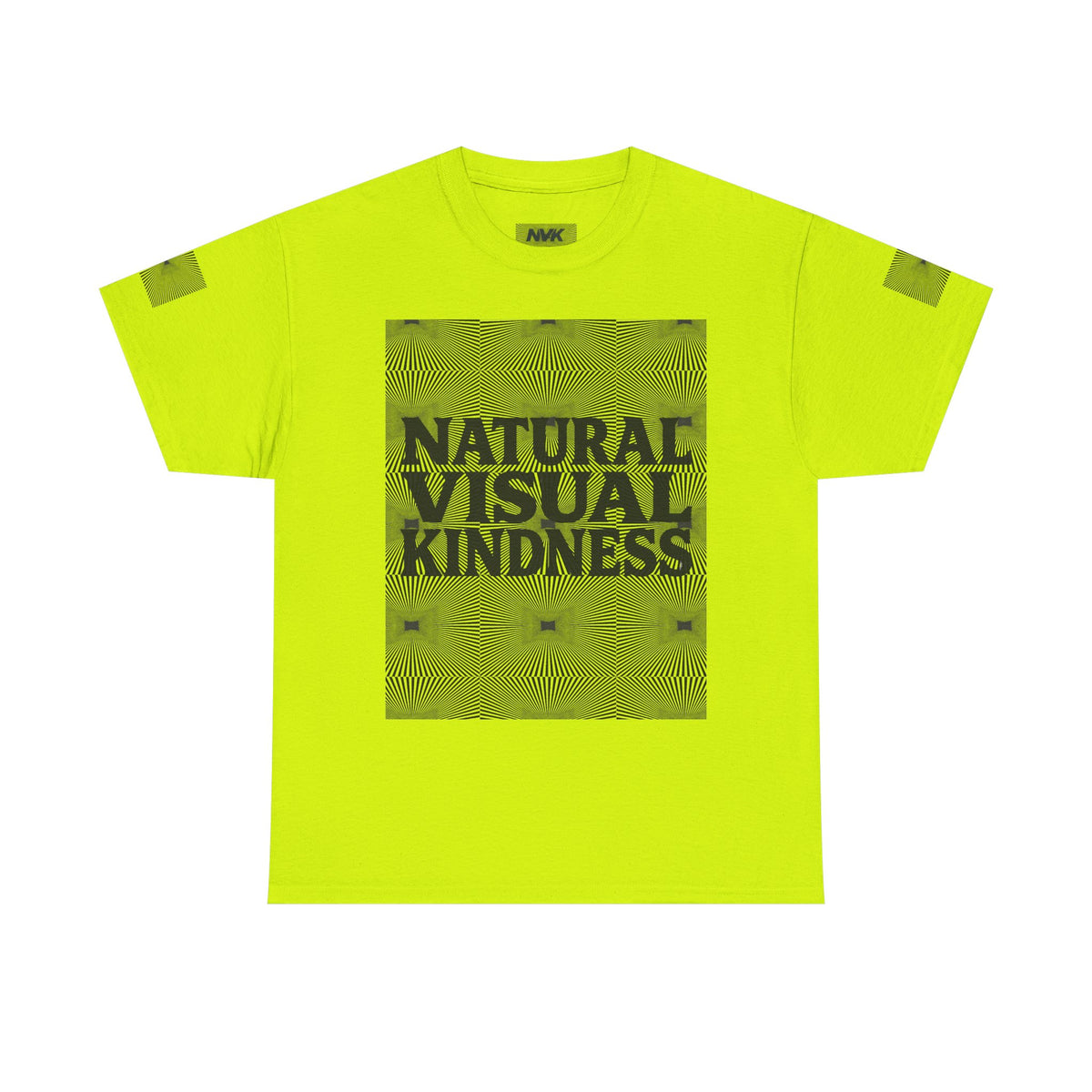 NVK NATURAL VISUAL KINDNESS TEE™ — Optical Art Graphic