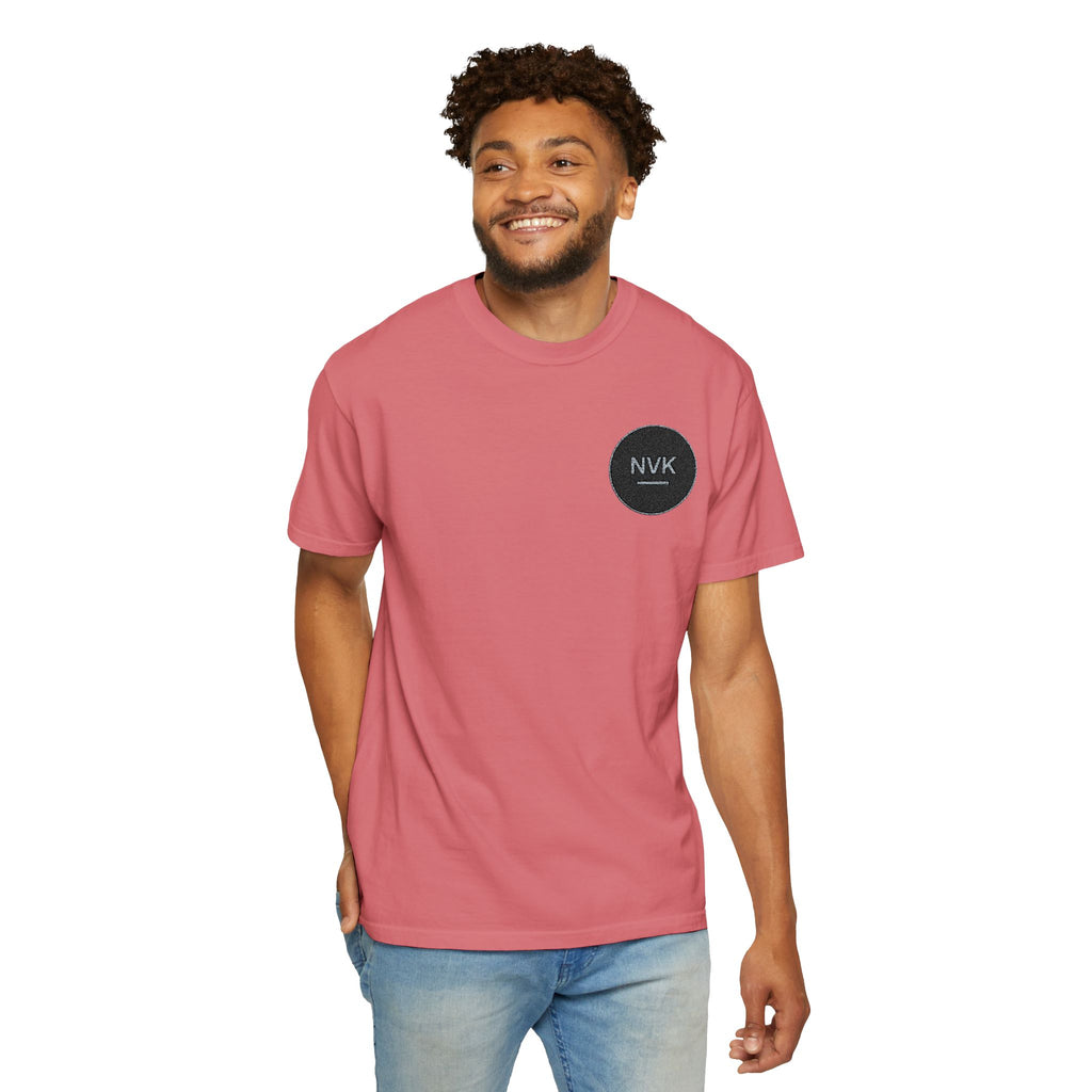 NVK MINIMAL LOGO TEE™ — Heavyweight Garment-Dyed Essential