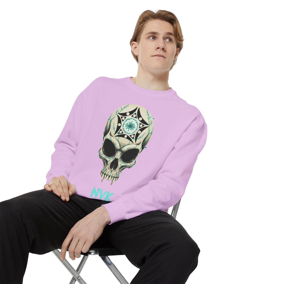 NVK BUGA SPHERE SKULL SWEATSHIRT™ — Graphic Crewneck