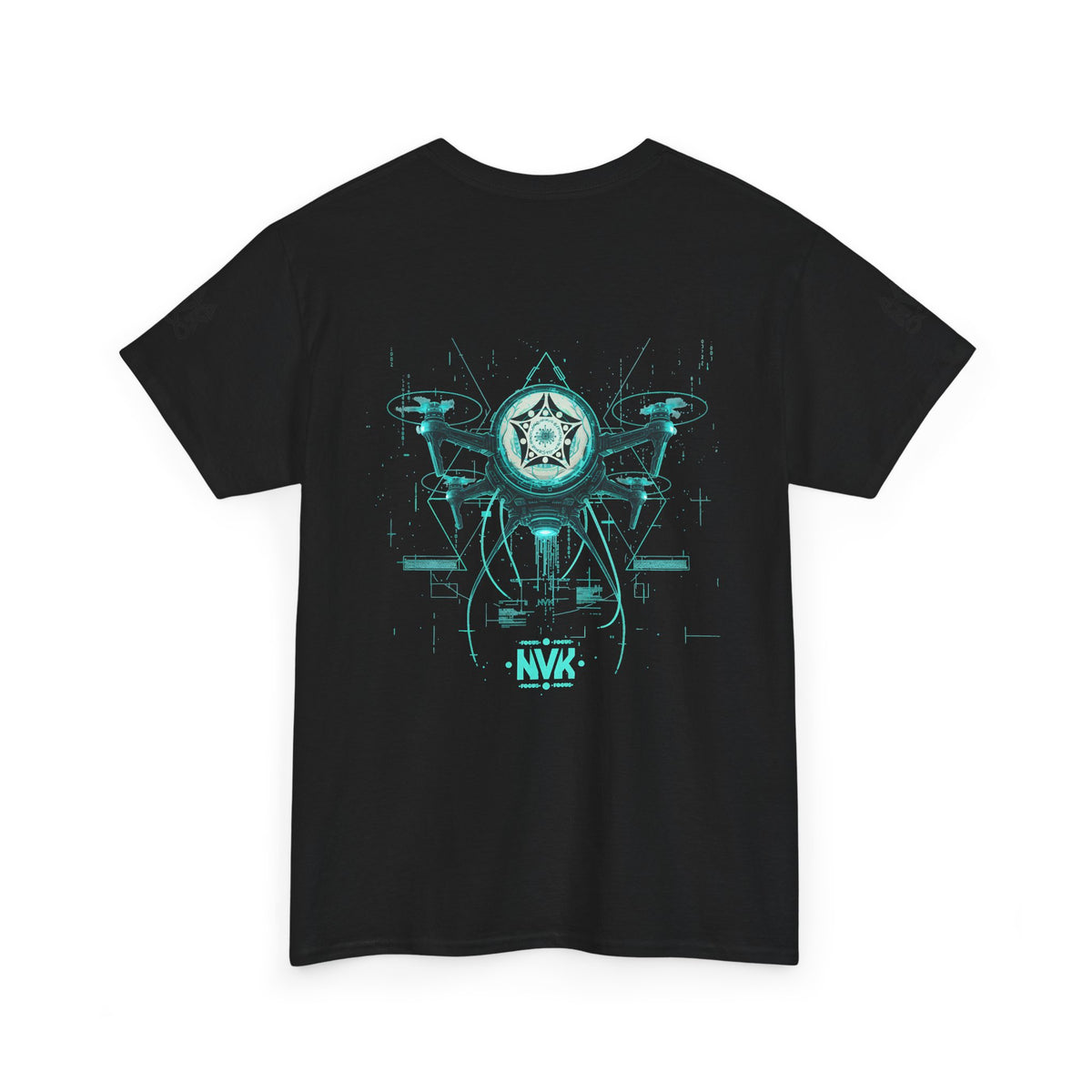 NVK ALIEN DRONE EMBLEM TEE™ — Futuristic Tech Graphic