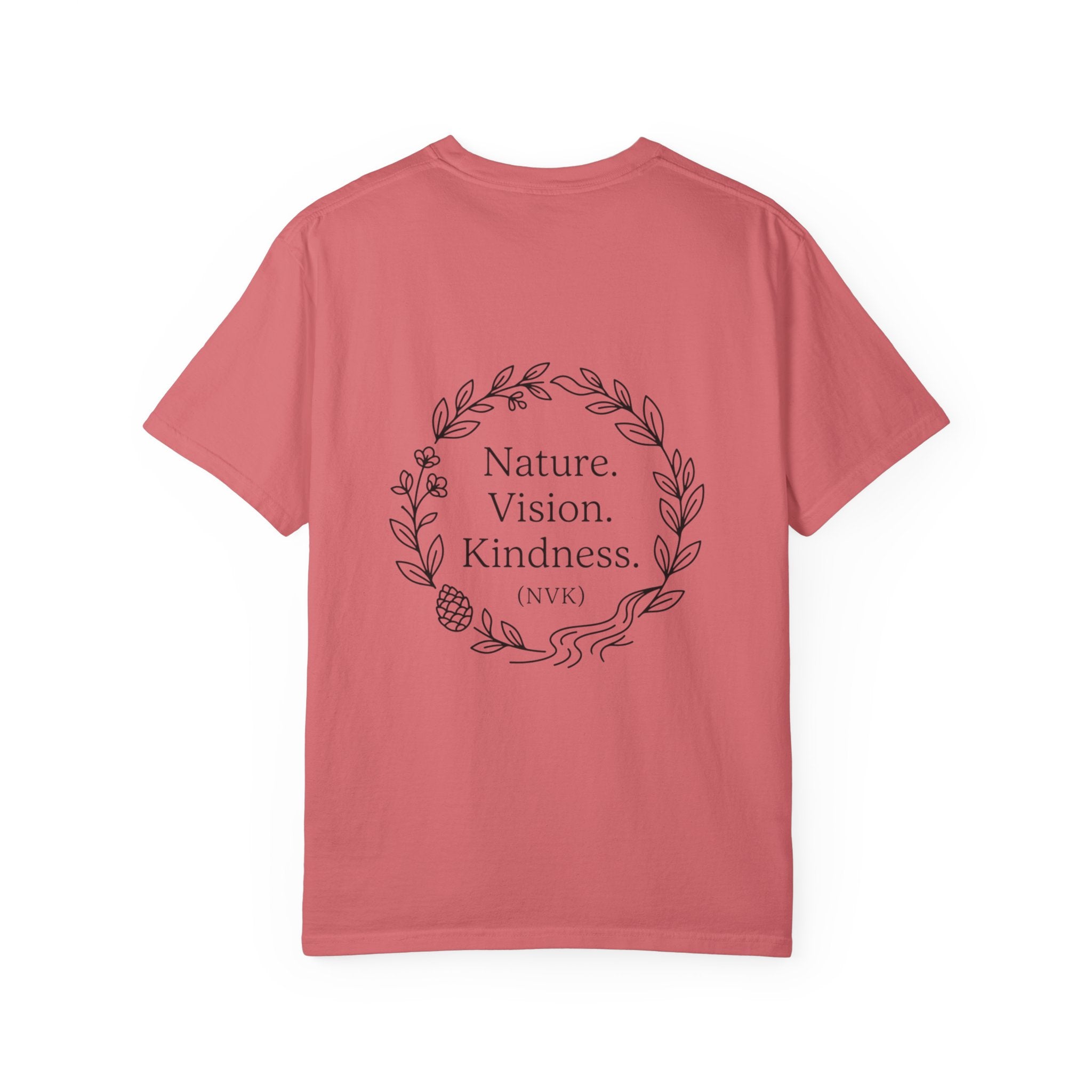 NVK NATURE VISION KINDNESS TEE™ — Floral Wreath Graphic