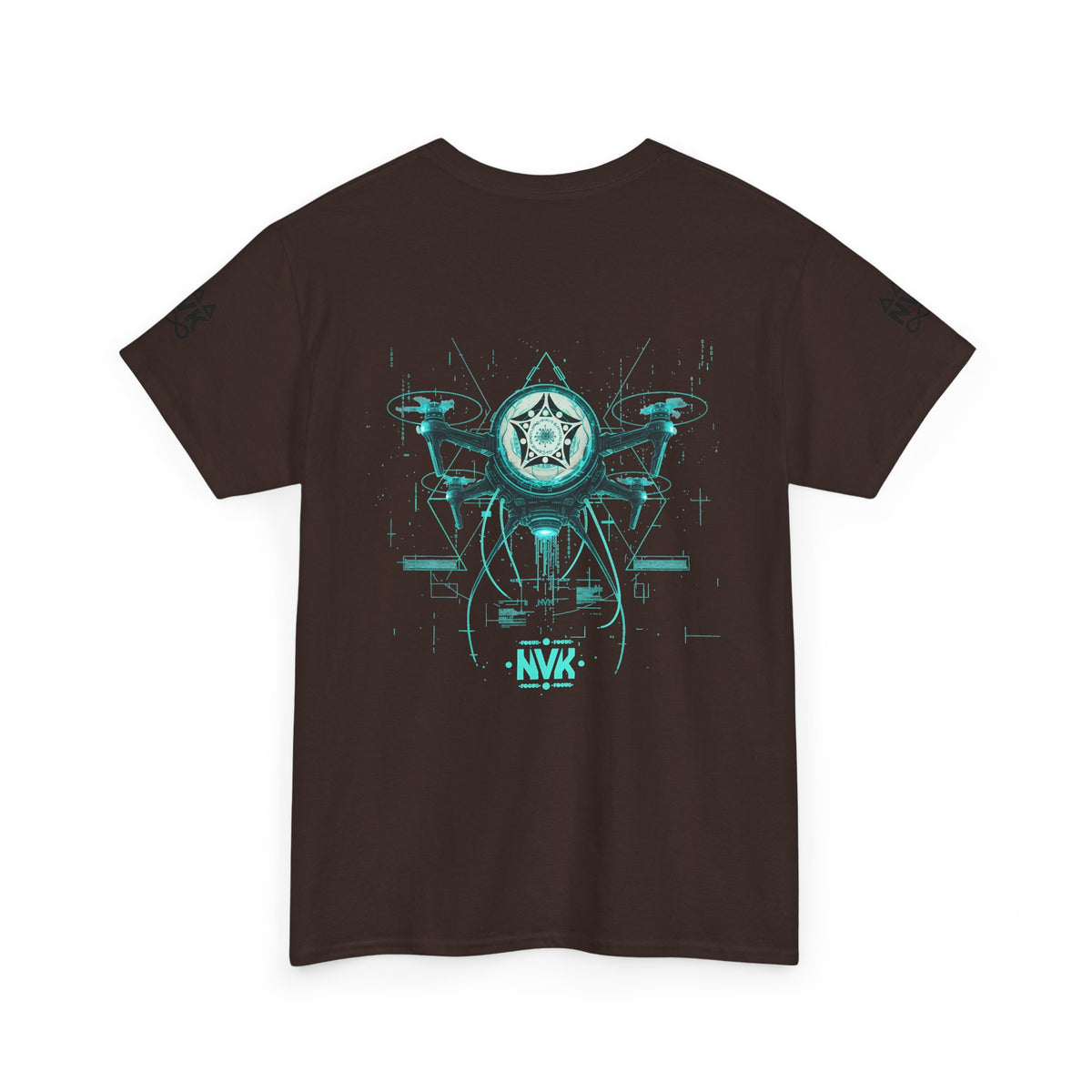 NVK ALIEN DRONE EMBLEM TEE™ — Futuristic Tech Graphic