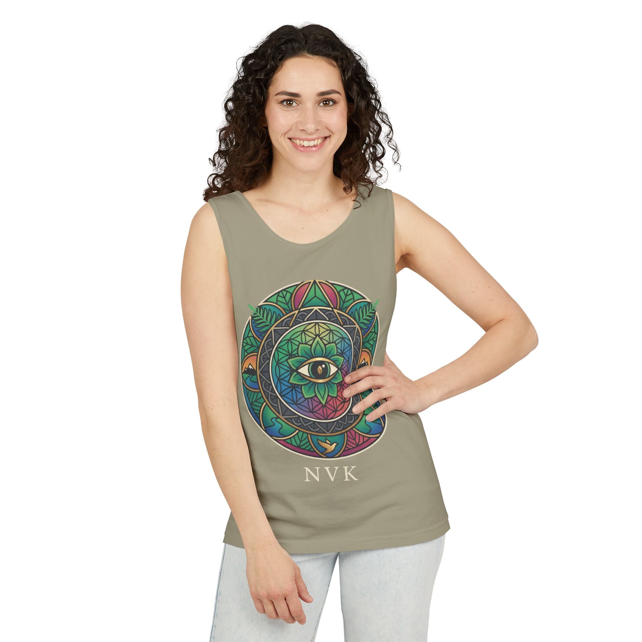 NVK MANDALA EYE TANK™ — Unisex Spiritual Graphic