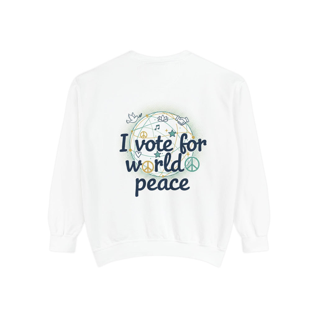 NVK WORLD PEACE SWEATSHIRT™ — Embroidered Unisex Crewneck
