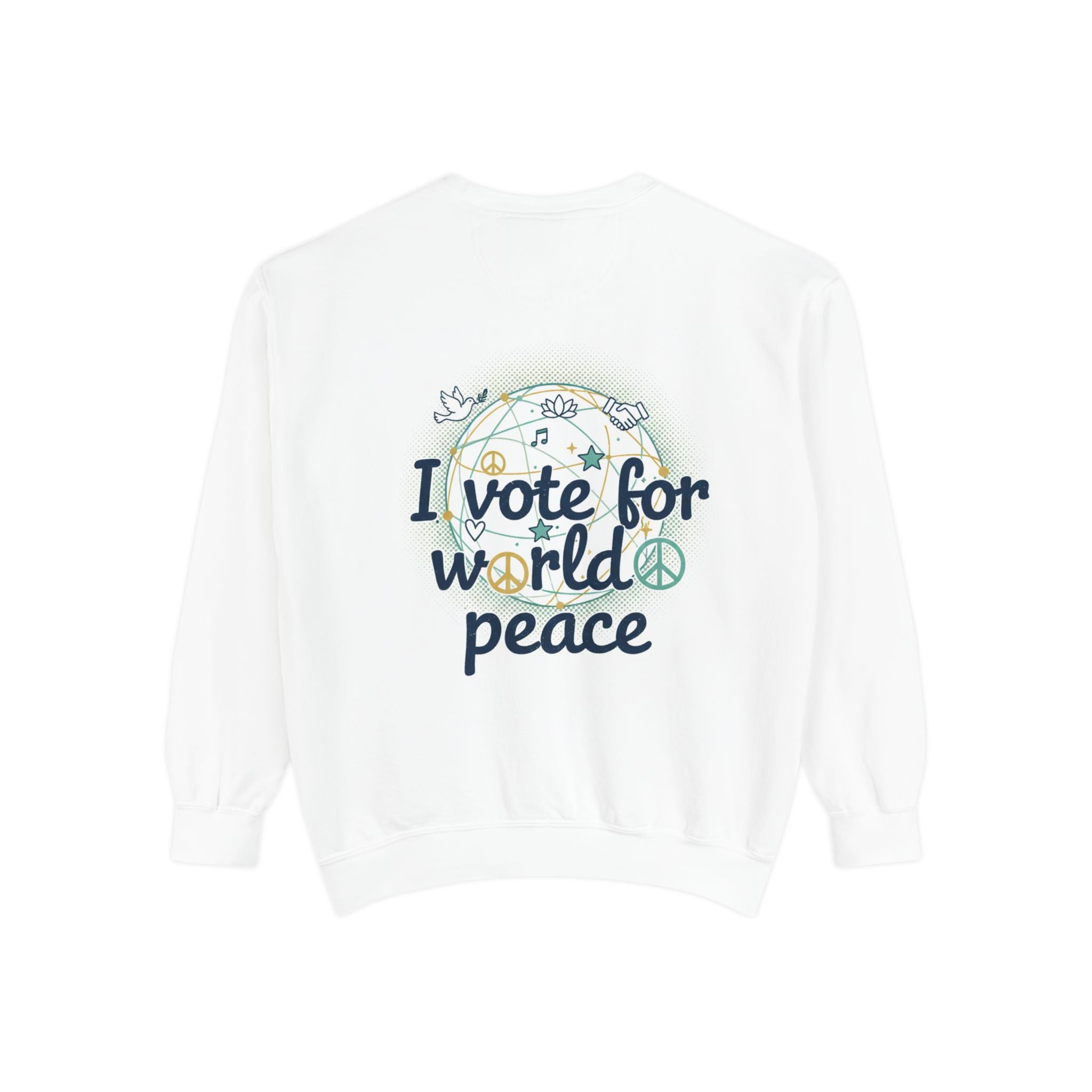 NVK WORLD PEACE SWEATSHIRT™ — Embroidered Unisex Crewneck