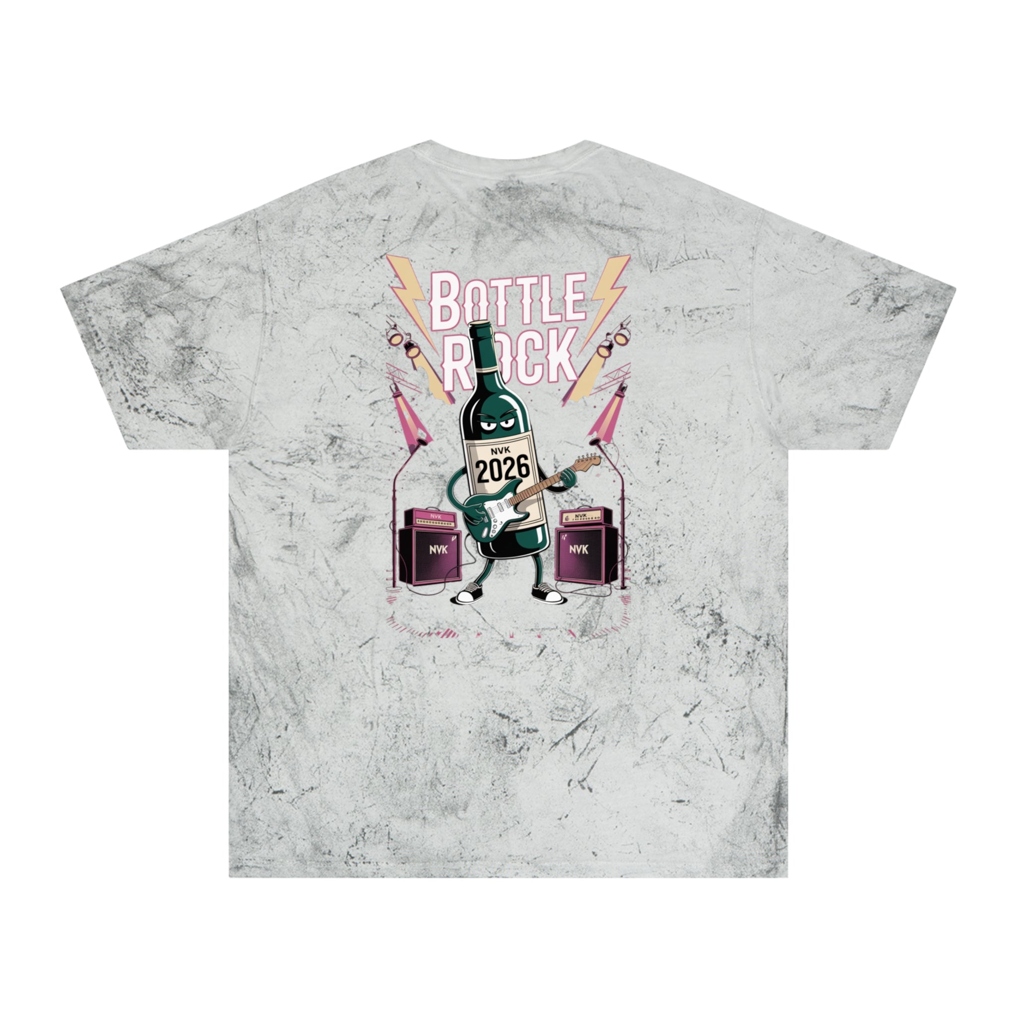 NVK BOTTLE ROCK TEE™ — Vintage Tie-Dye Graphic