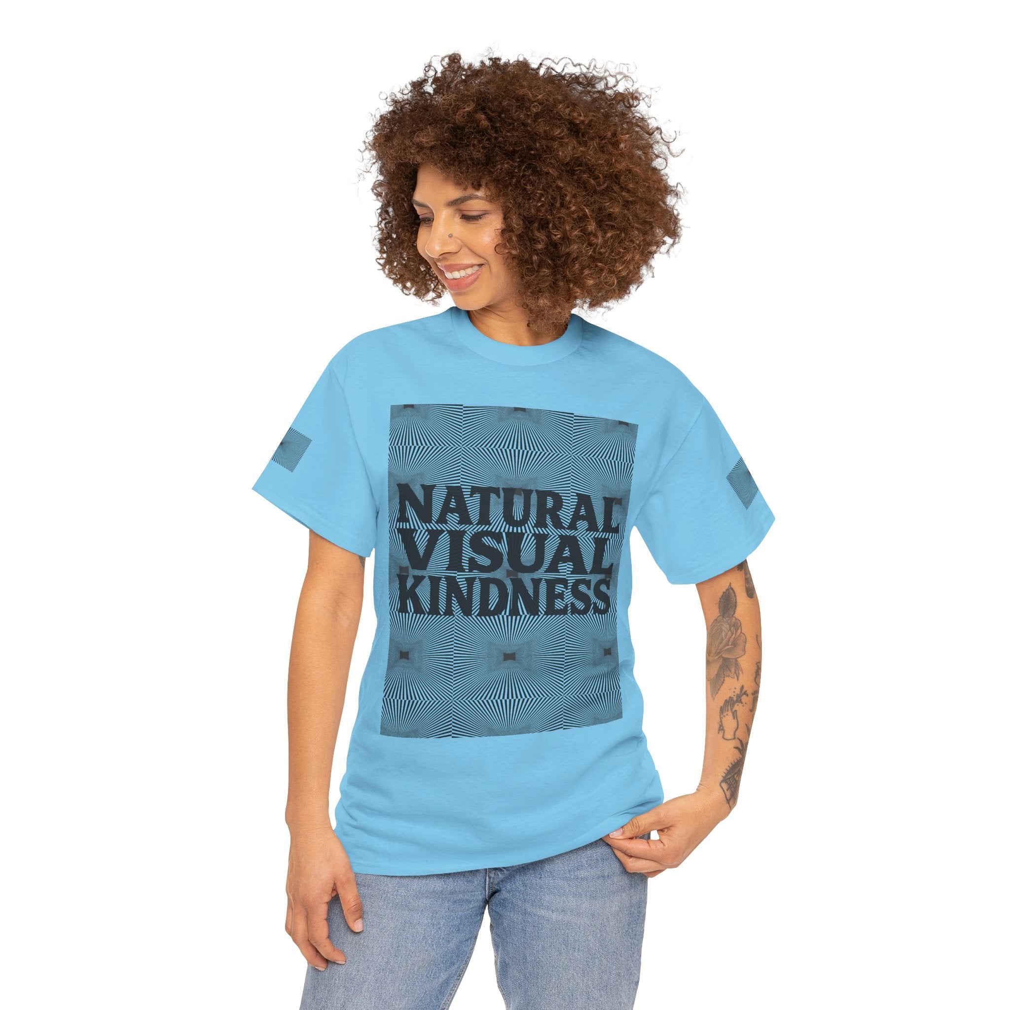 NVK NATURAL VISUAL KINDNESS TEE™ — Optical Art Graphic