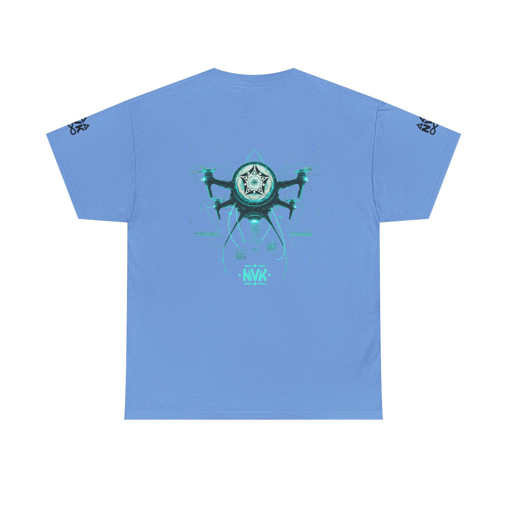 NVK ALIEN DRONE EMBLEM TEE™ — Futuristic Tech Graphic