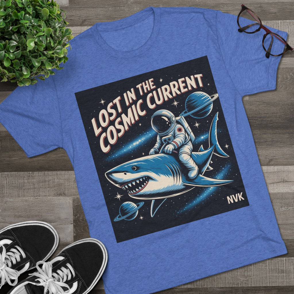 NVK COSMIC CURRENT TEE™ — Unisex Tri-Blend Graphic