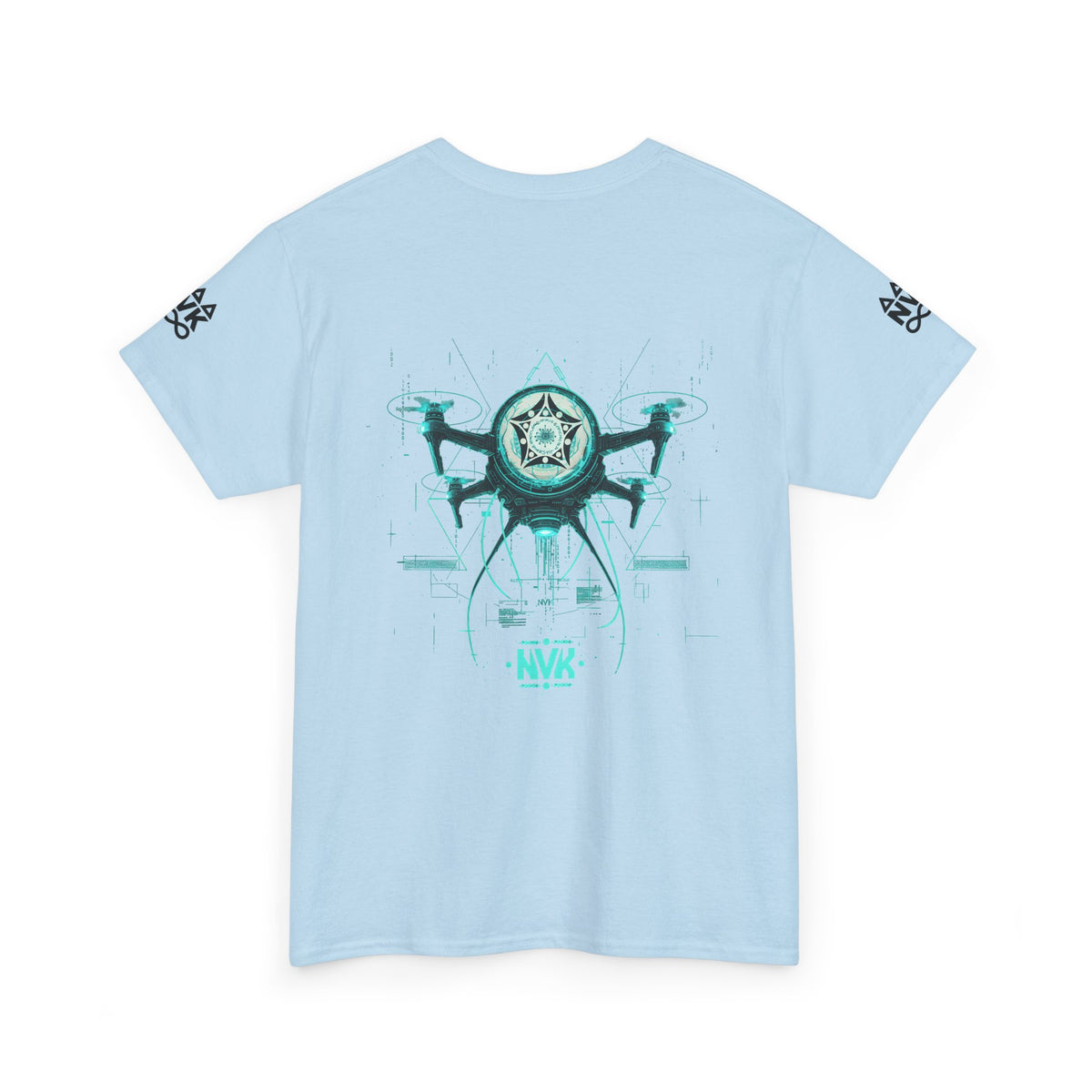 NVK ALIEN DRONE EMBLEM TEE™ — Futuristic Tech Graphic