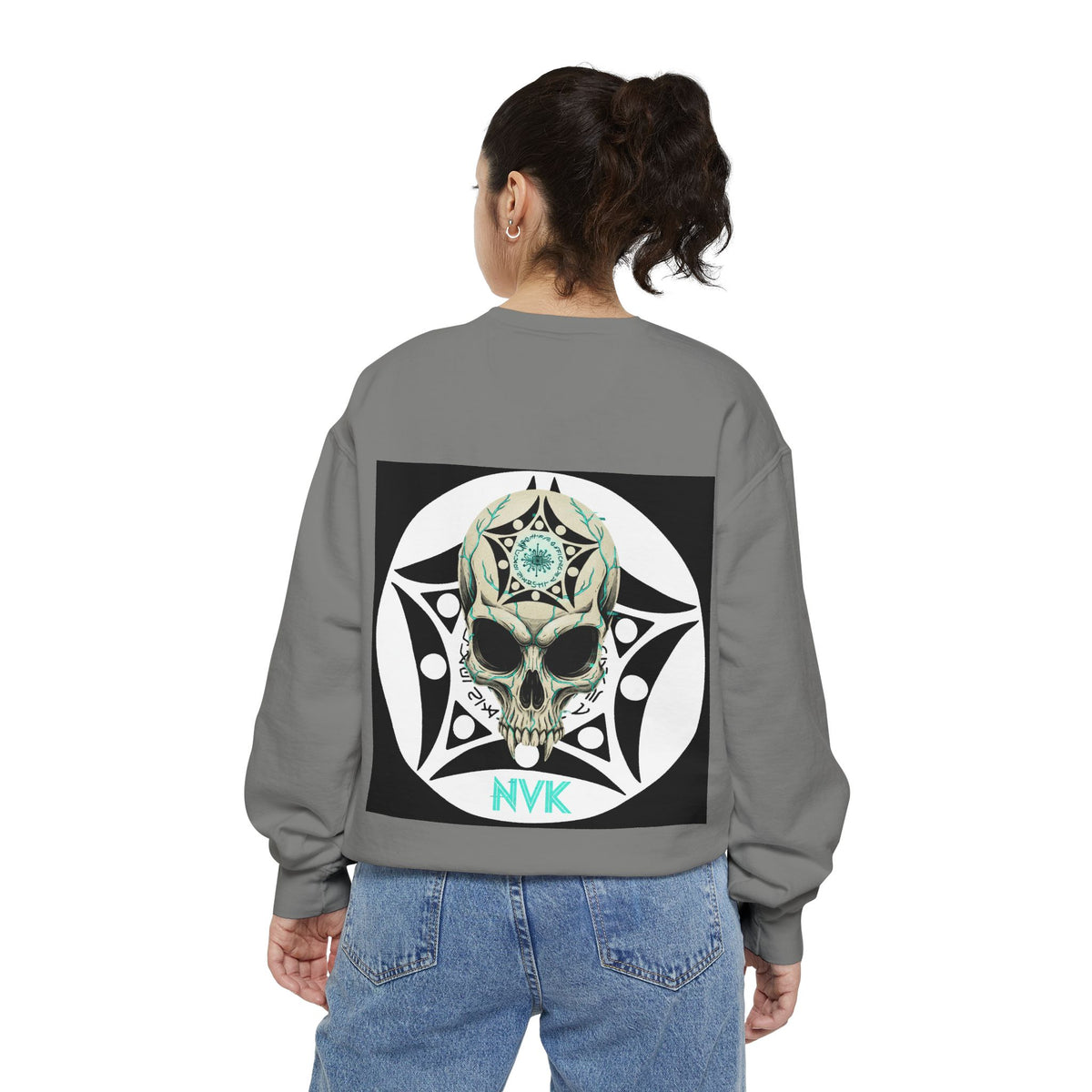 NVK BUGA SPHERE SKULL SWEATSHIRT™ — Graphic Crewneck