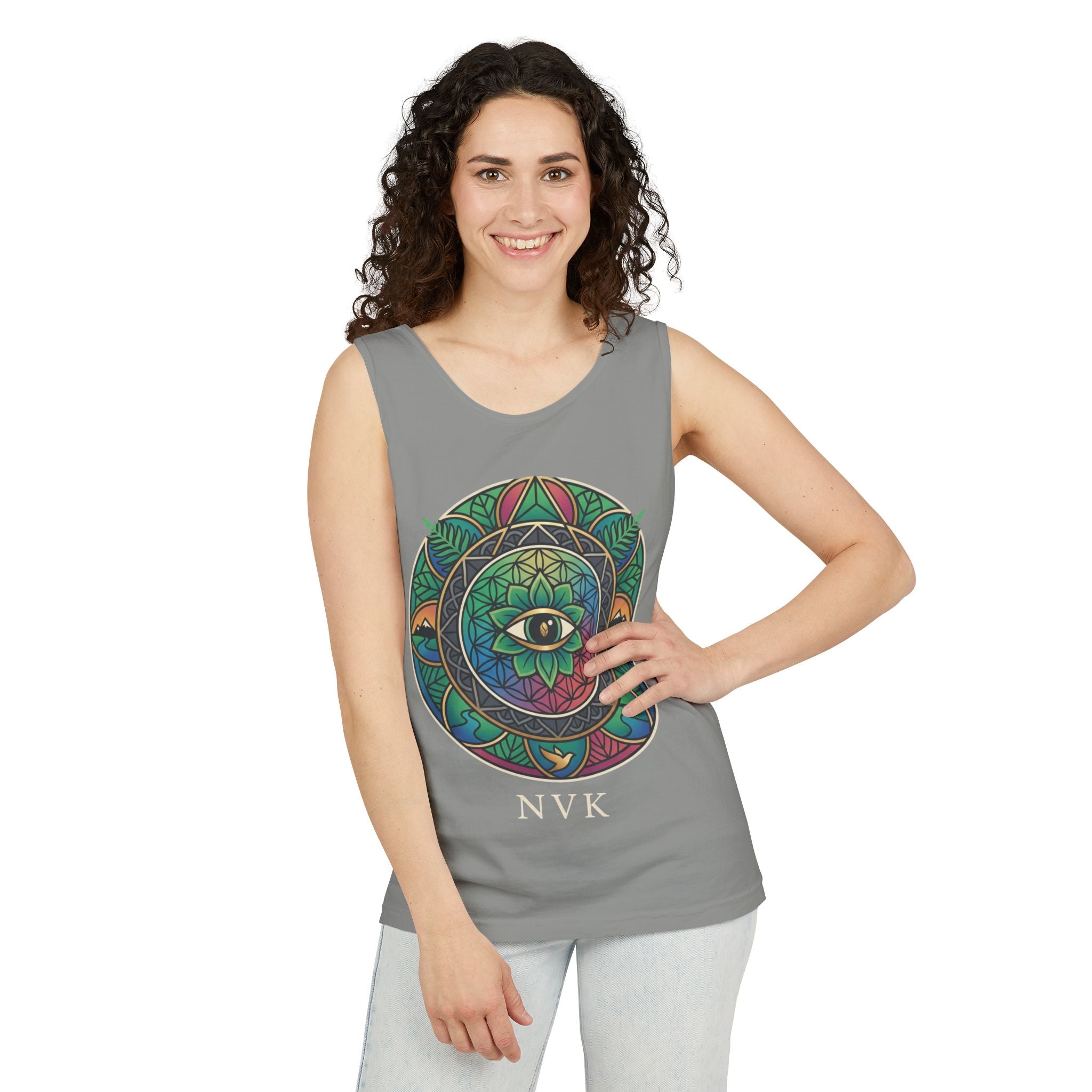 NVK MANDALA EYE TANK™ — Unisex Spiritual Graphic