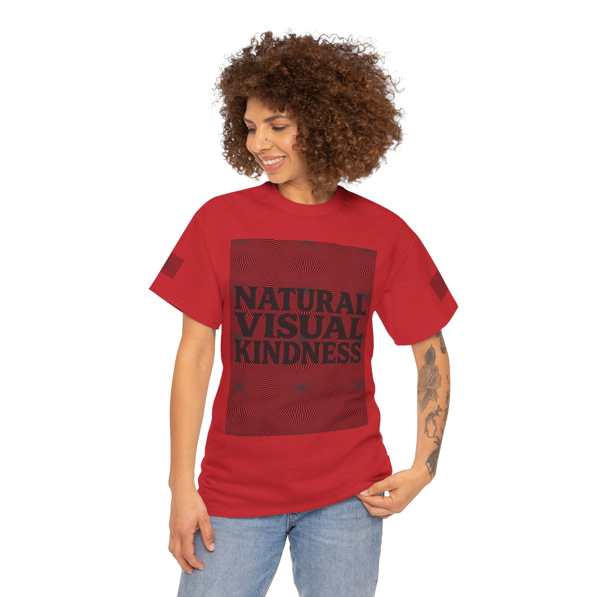 NVK NATURAL VISUAL KINDNESS TEE™ — Optical Art Graphic