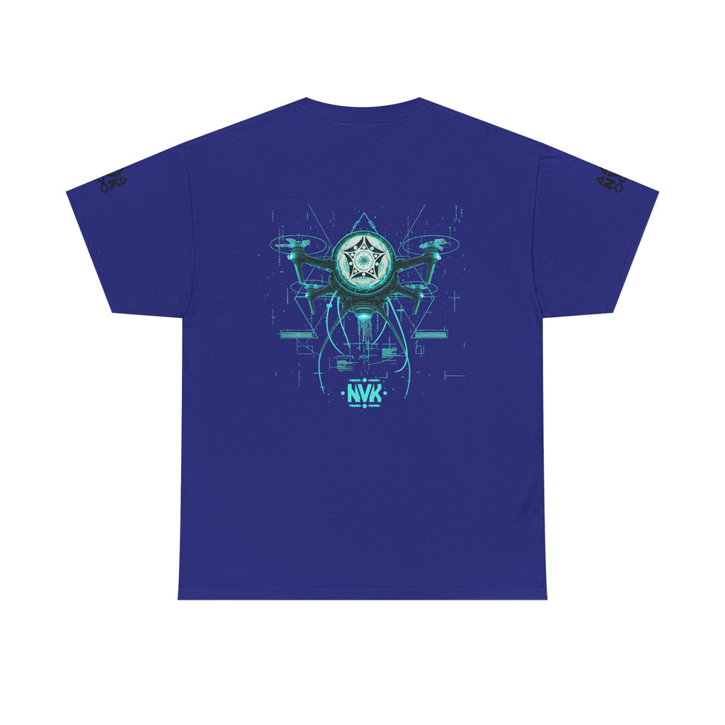 NVK ALIEN DRONE EMBLEM TEE™ — Futuristic Tech Graphic