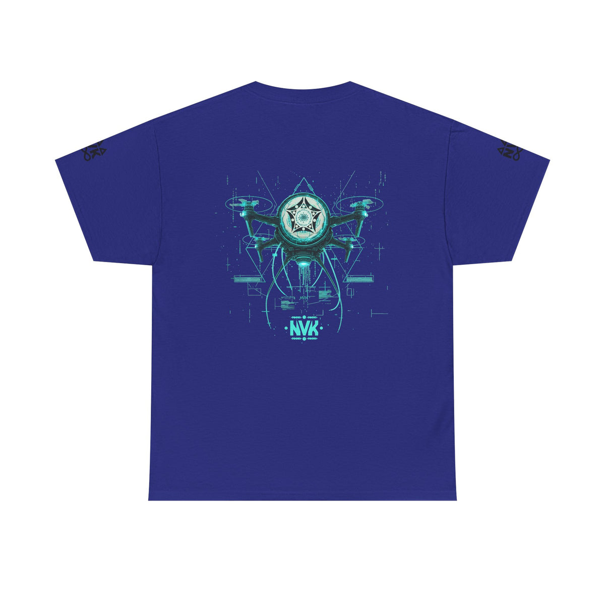 NVK ALIEN DRONE EMBLEM TEE™ — Futuristic Tech Graphic