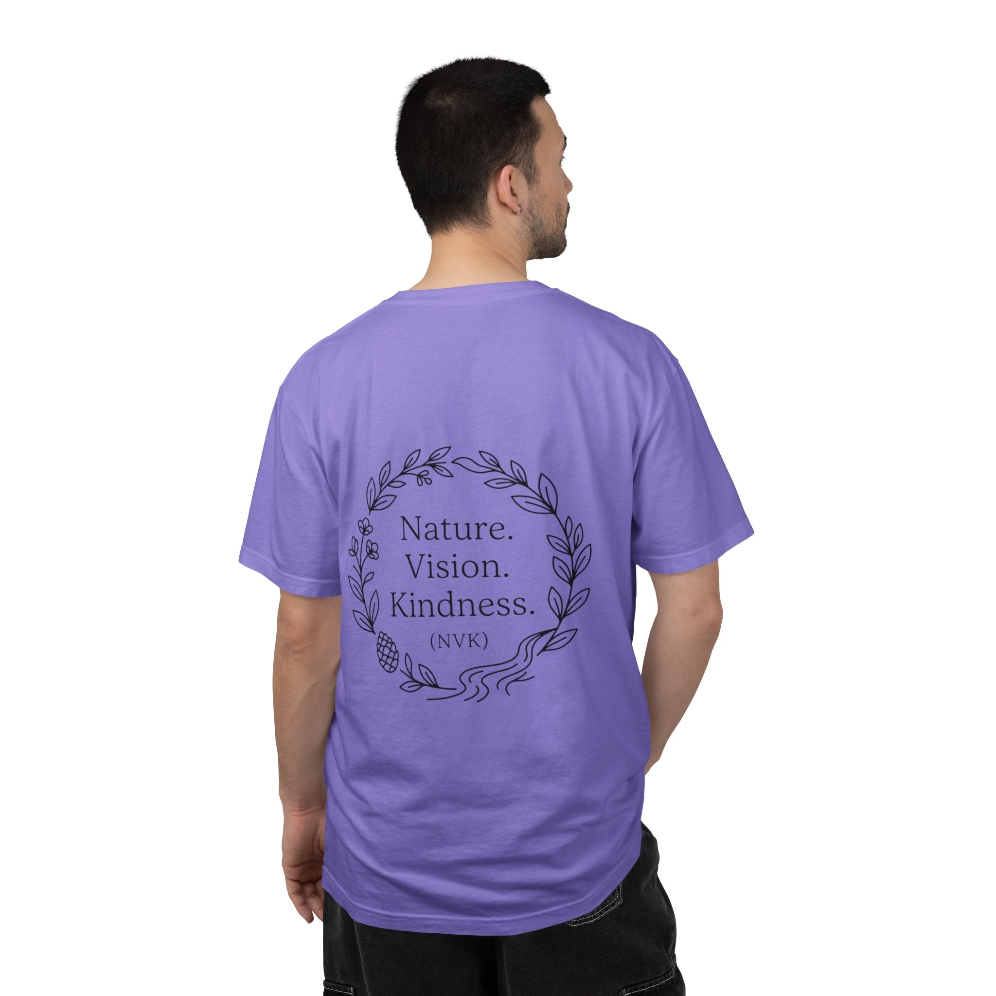 NVK NATURE VISION KINDNESS TEE™ — Floral Wreath Graphic