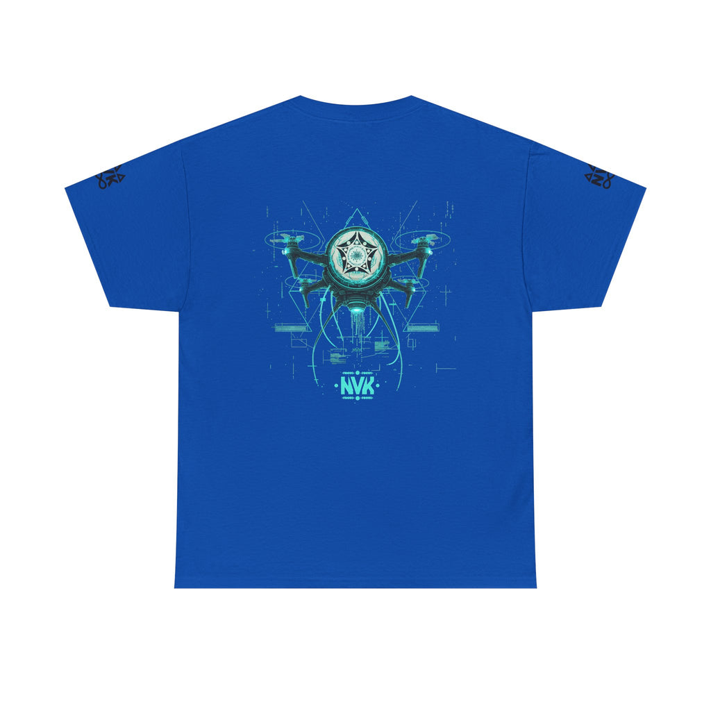 NVK ALIEN DRONE EMBLEM TEE™ — Futuristic Tech Graphic